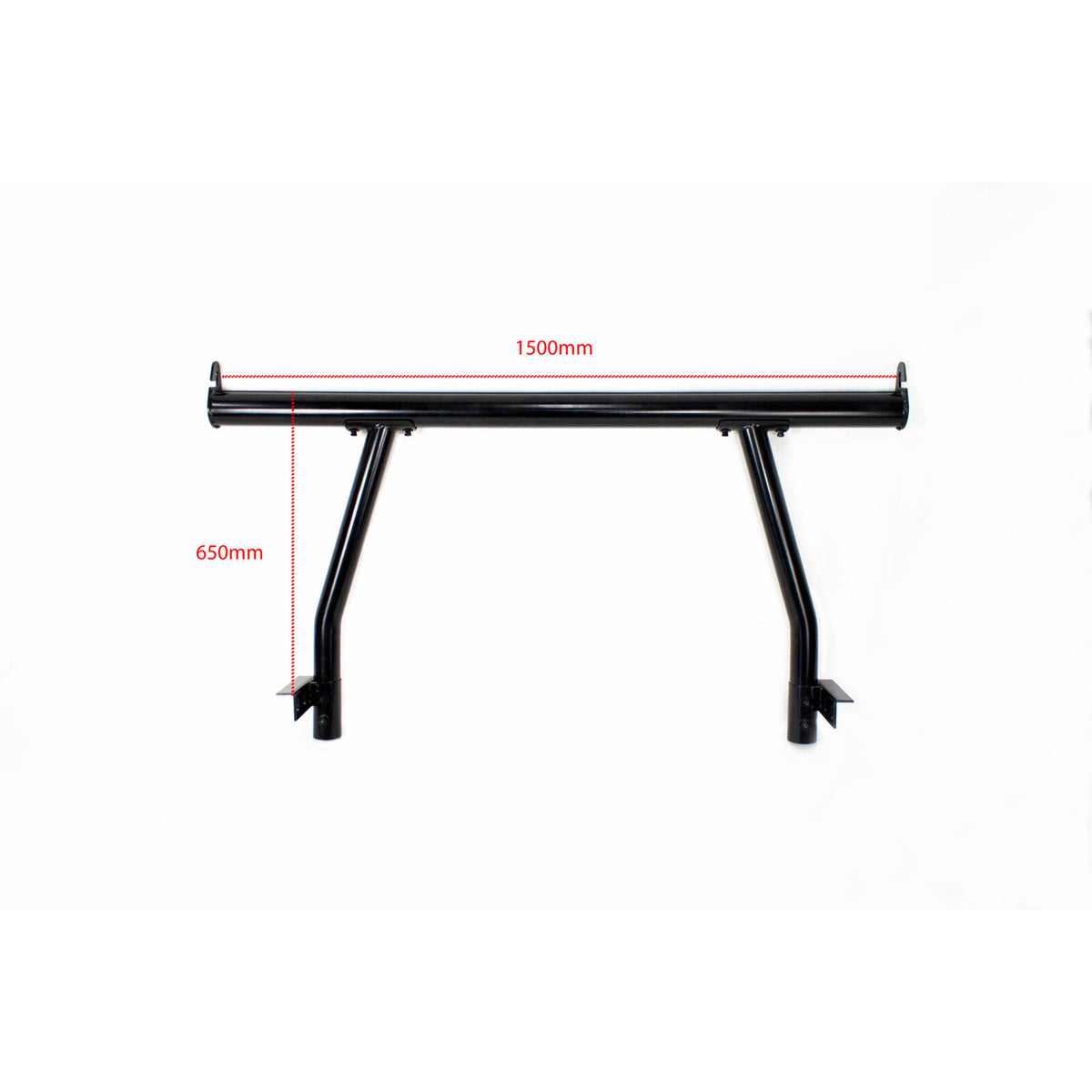 Universal Black Steel Ute Tub Ladder Rack