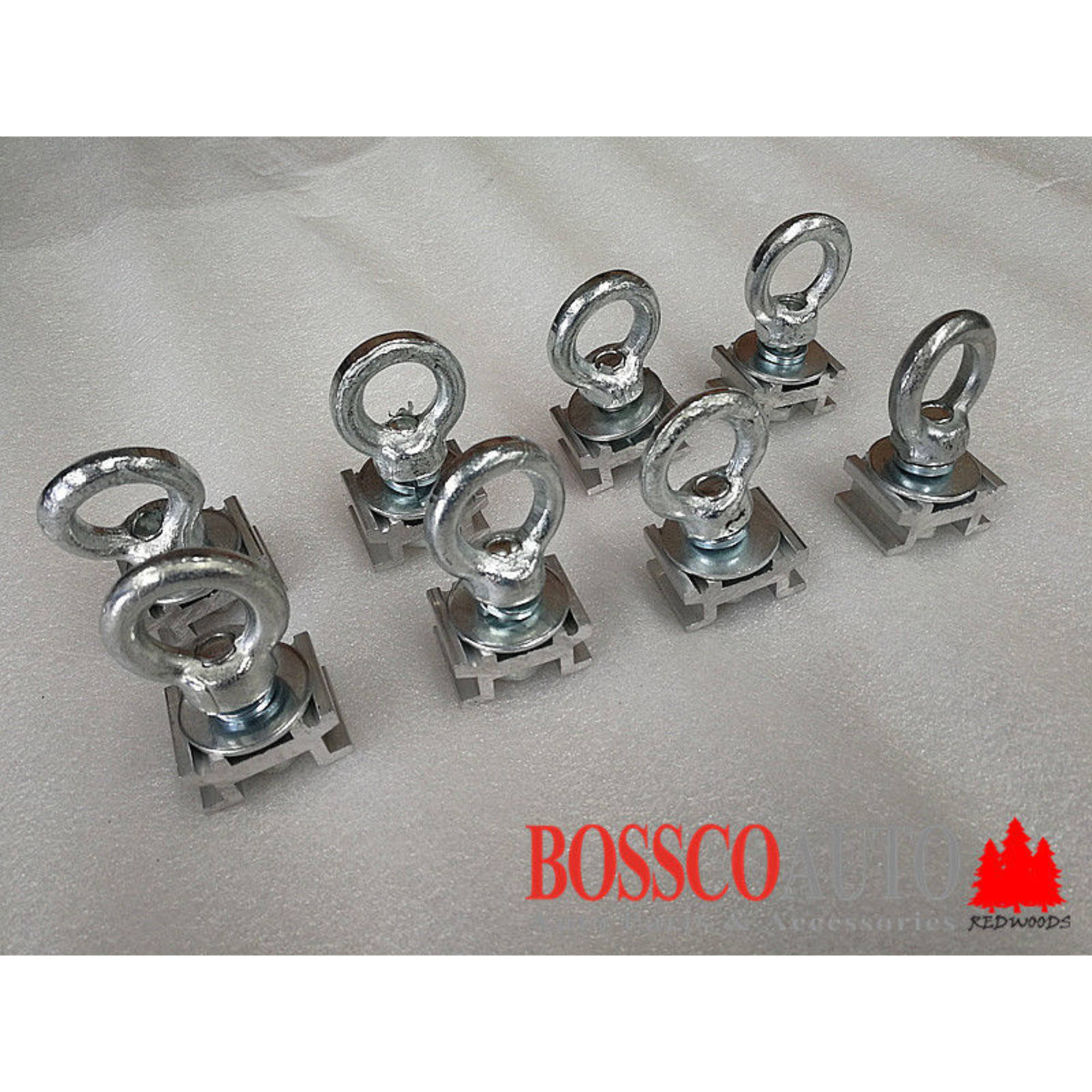Set of 8 Eye Bolts For Heavy Duty Roof Racks