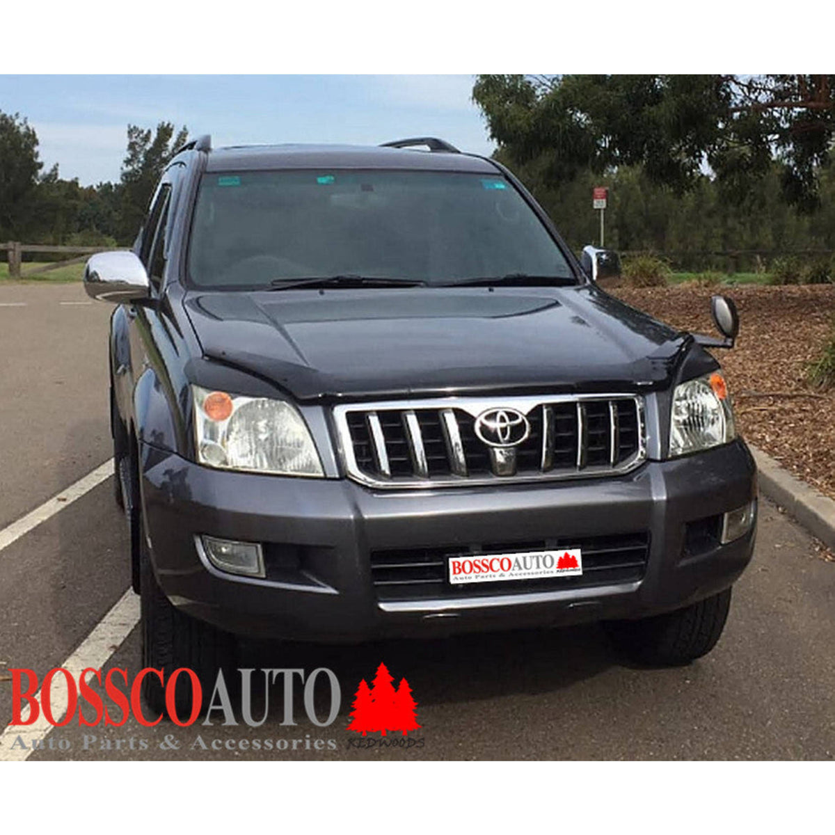 Tinted Bonnet Protector Suitable For Toyota Prado 120s 2002-2009