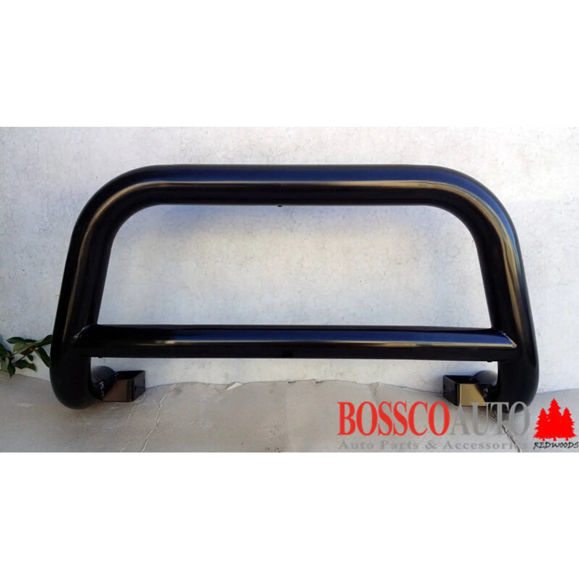 Black Steel Nudge Bar suitable for Toyota Landcruiser 200 Series 2008-2021