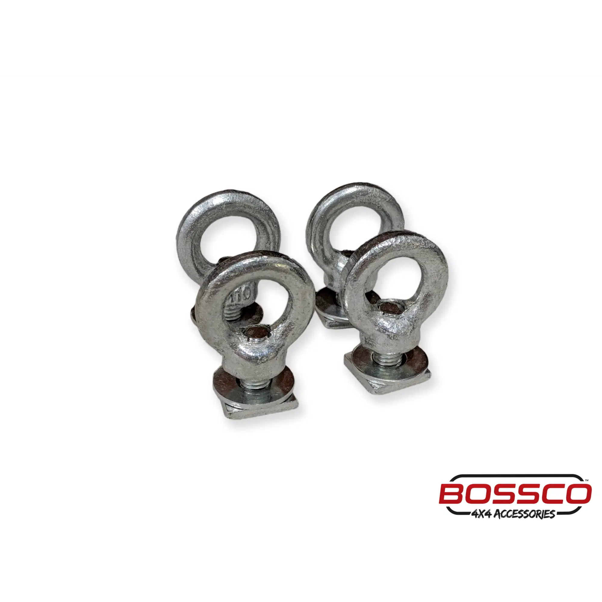 Set of 4 Eye Bolts for Heavy Duty Roof Racks (Hexagon Bar)