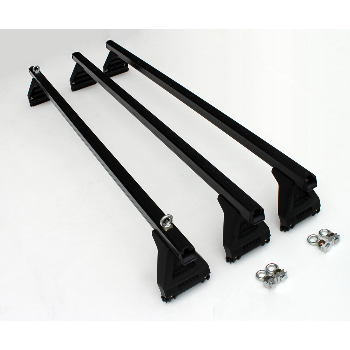 Heavy Duty Black ROOF RACKS suitable for Toyota Landcruiser 40s series 1968-1984 Low Roof (Set of 2)