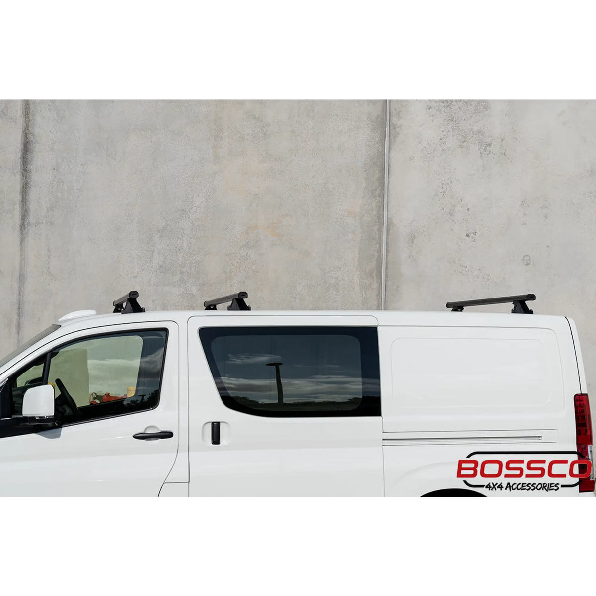 Set of 3 Black Heavy Duty Roof Racks Suitable for Toyota Hiace 2019-2026
