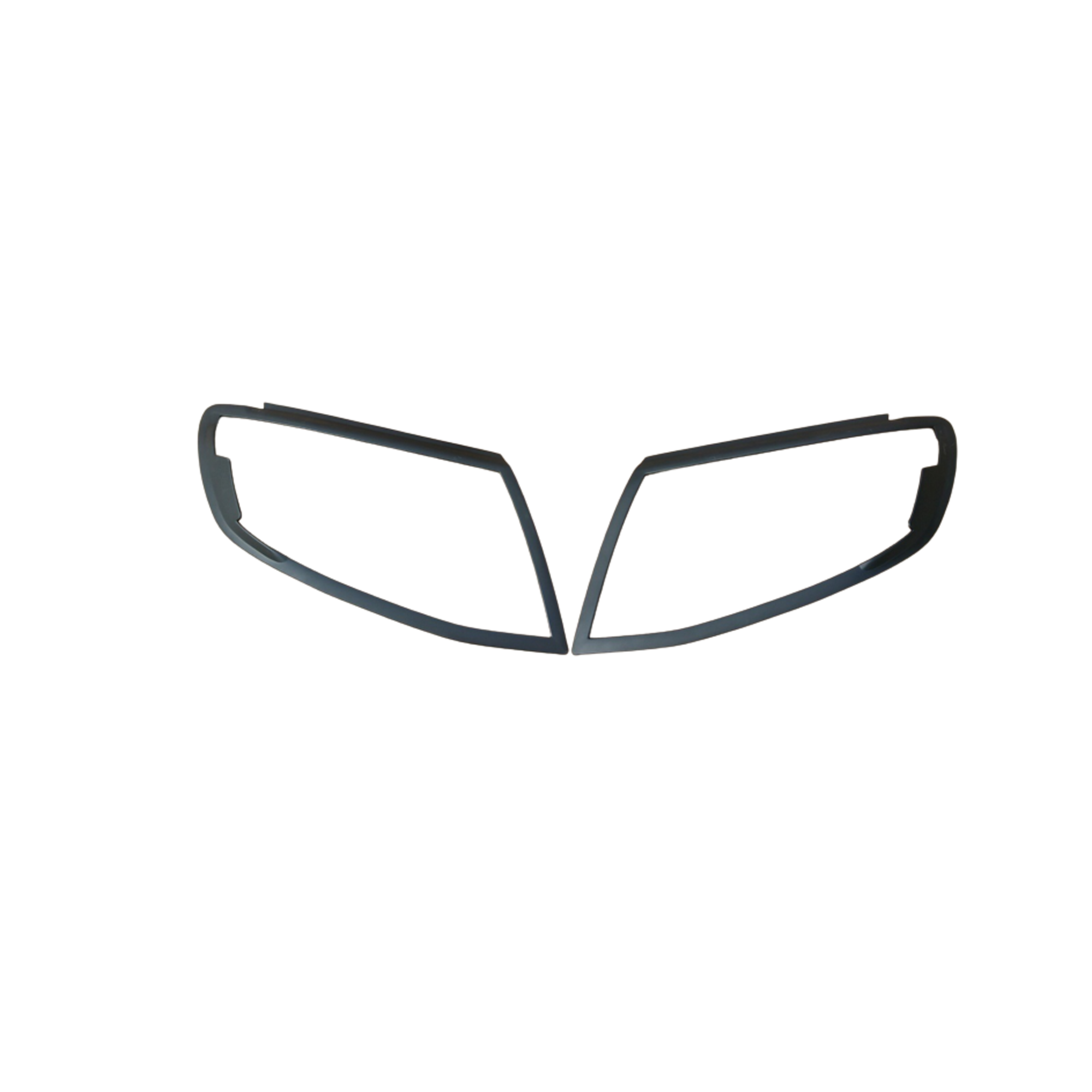 Front Black Headlight Head Light Trim Covers Suitable For Ford Ranger PX MK1 2012-2015
