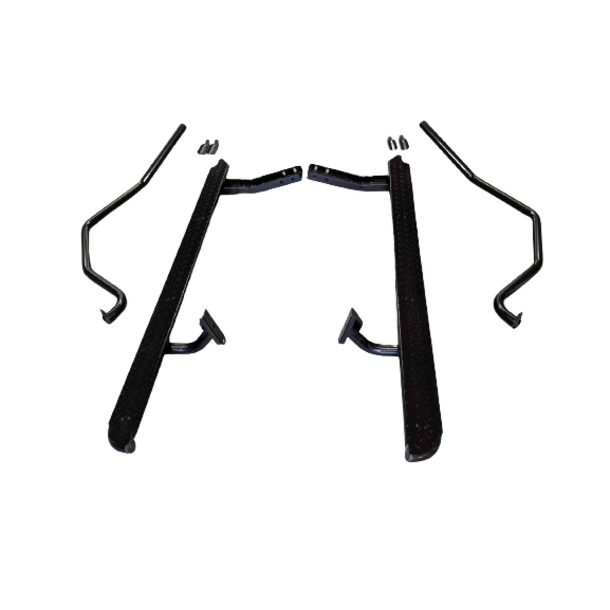 Heavy Duty Black Side Steps With Brush Bars Suitable For Ford Ranger PX 2012-2022