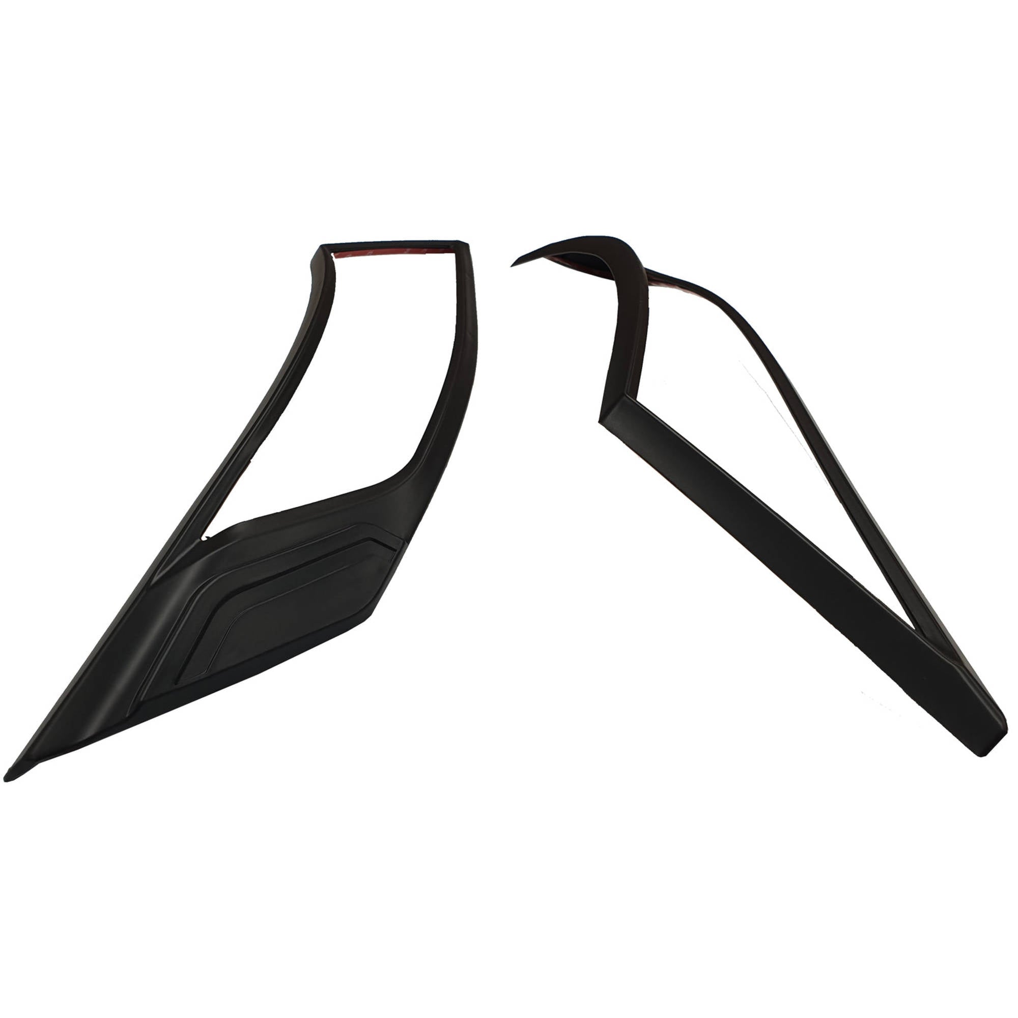 Front Black Headlight Head Light Trim Covers Suitable For Mitsubishi Pajero Sport QF Series 2022-2025