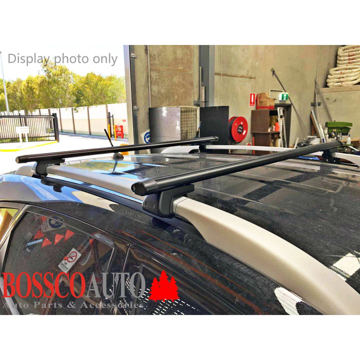 Black Roof Racks suitable for Skoda Octavia Wagon NE Series 2015-2021