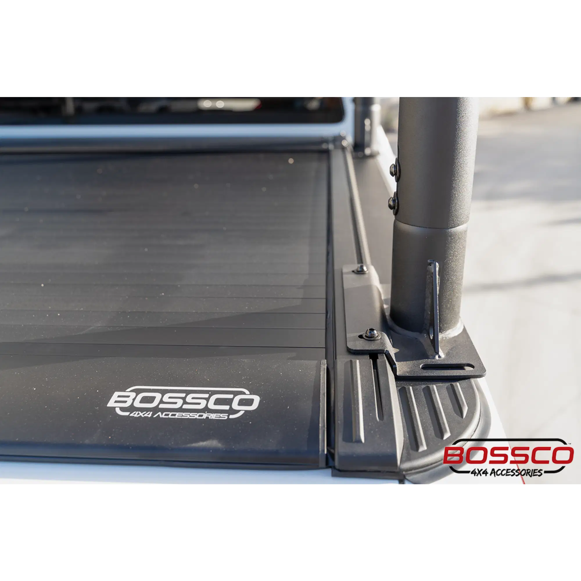 Adjustable Black Steel Ladder Rack Suitable With Bossco4x4 Roller Shutters - Single