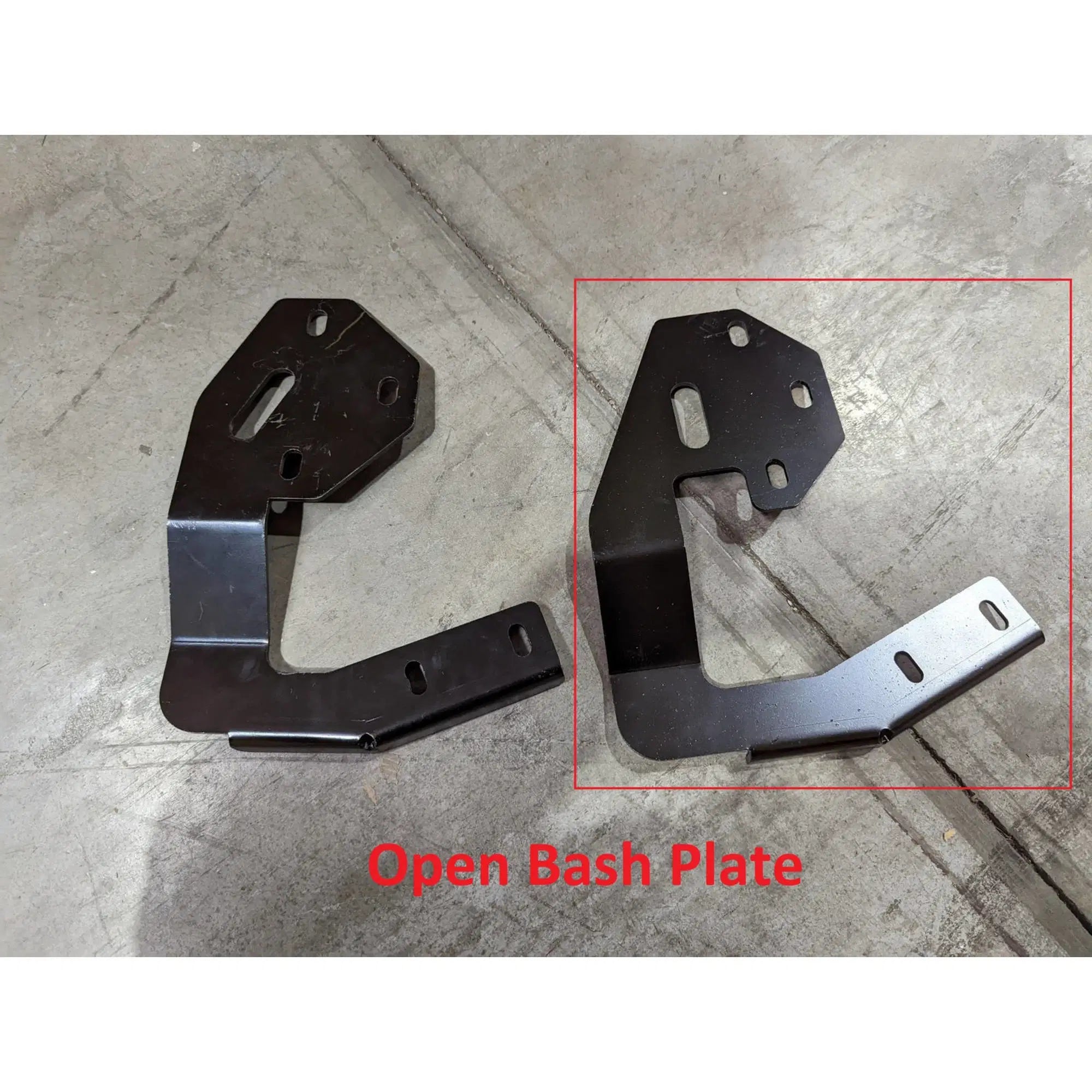 Bulldog Nudge Bar Bracket for Volkswagen Amarok 2010-2019 | Open Bash Plate Fitment