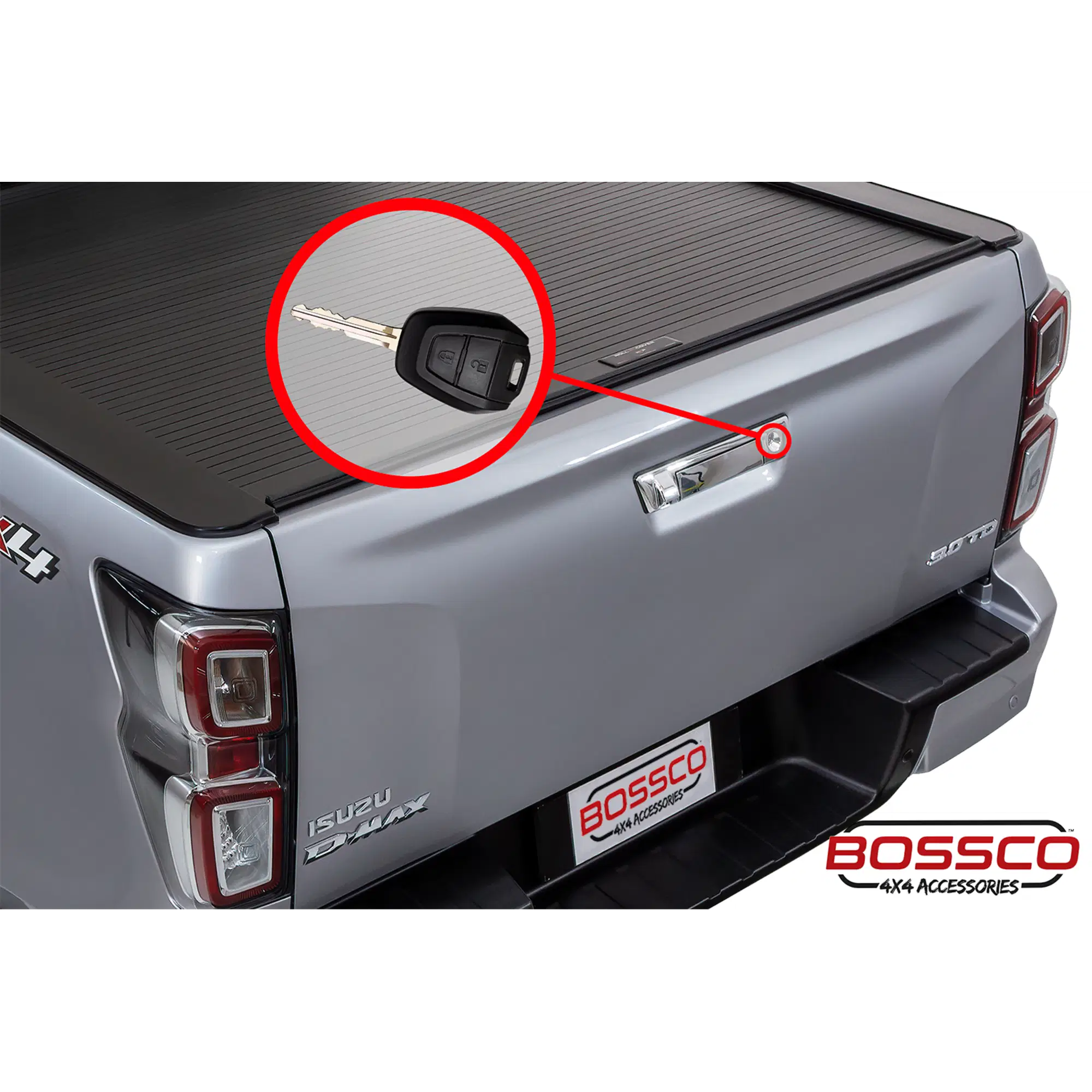 Tailgate Central Locking Kit For For ISUZU D-MAX 2020-2024: Test fit required for 2025