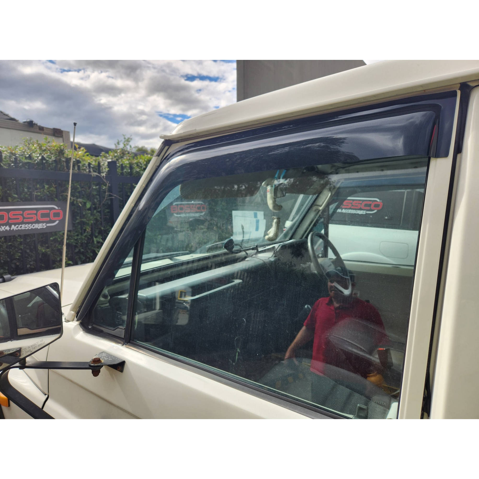 Weathershields for Toyota LandCruiser 75 Series Cab Chassis | Window Visors