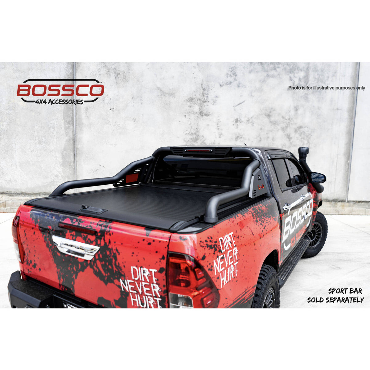 Electric Retractable Roller Shutter Tonneau Lid Suitable For Toyota Hilux 2015-2025 SR J Deck - CLEARANCE