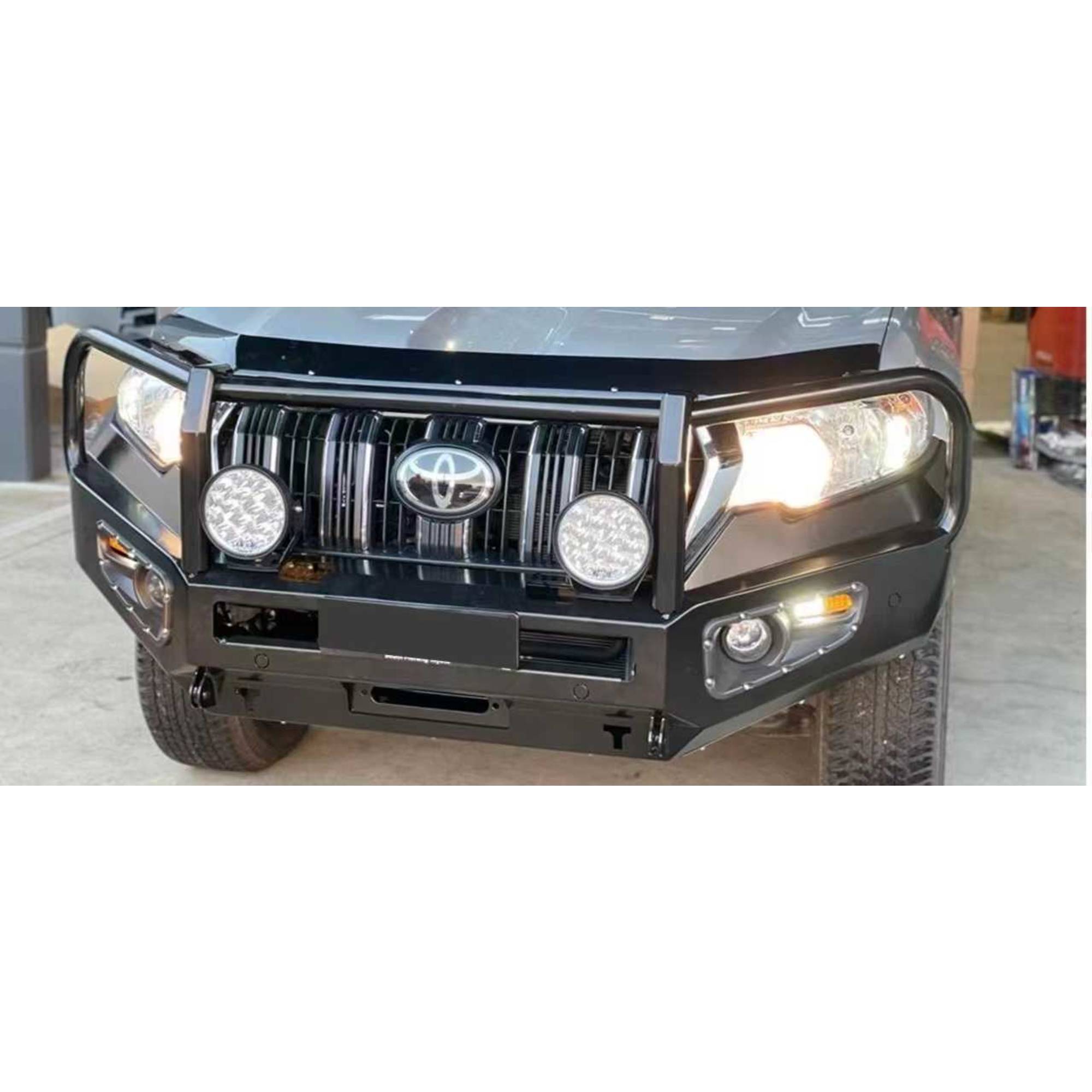 Triple Loop Full Bumper Replacement Bull bar Suitable For Toyota Prado 150s 2019-2024