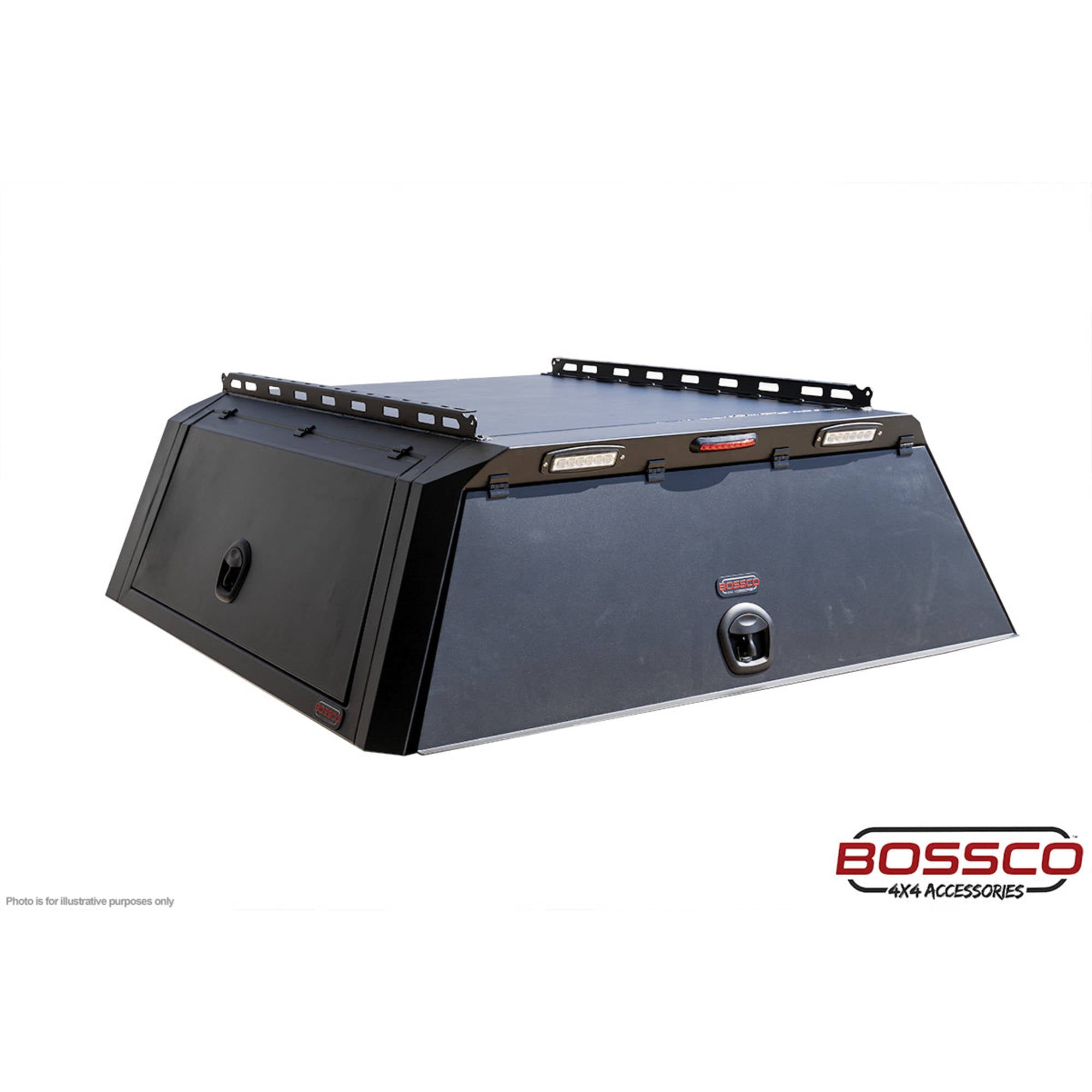 BCX-R Black Aluminium Tub Canopy for Nissan Navara NP300 Facelift Models 2021-2025