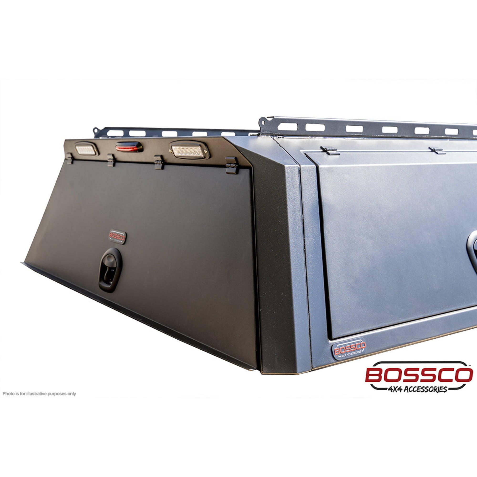 BCX-R Black Aluminium Tub Canopy for Nissan Navara NP300 Facelift Models 2021-2025
