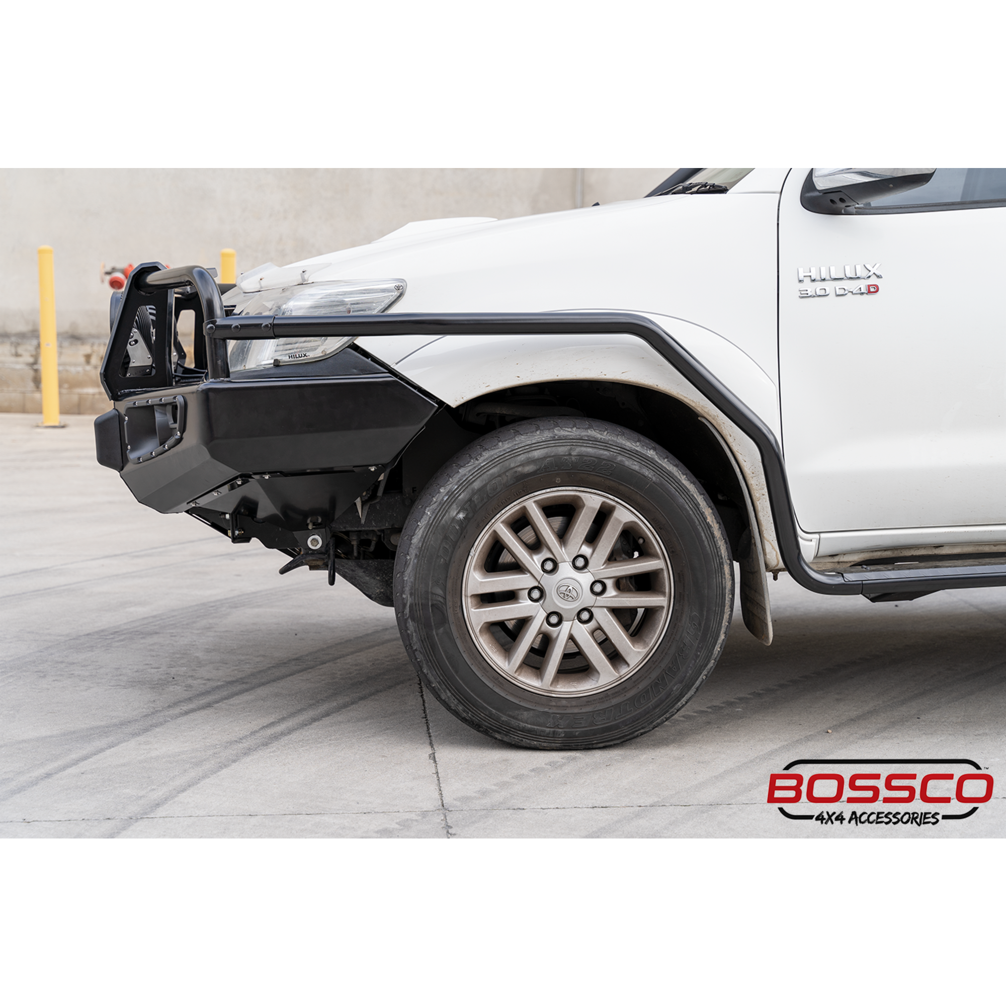 Heavy Duty Black Side Steps With Brush Bars Suitable For Ford Ranger Next Gen