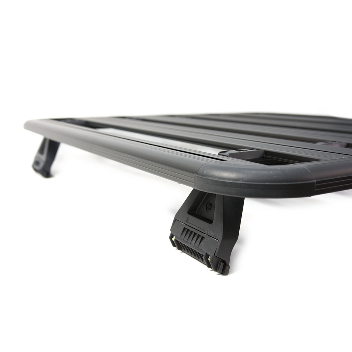 79 Series Landcruiser Dual Cab Aluminium Flat Roof Platform Basket (Flat) 1425x1350mm with 6" Gutter Mount Bracket