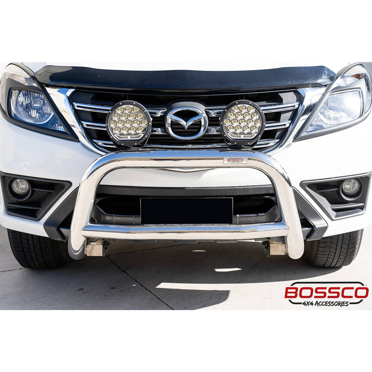 Stainless Steel Low Nudge Bar suitable for Mazda BT-50 2012-2020