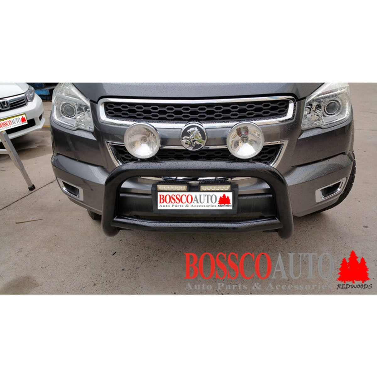 BLACK Nudge Bar suitable for Holden Colorado RG series 2012-2018