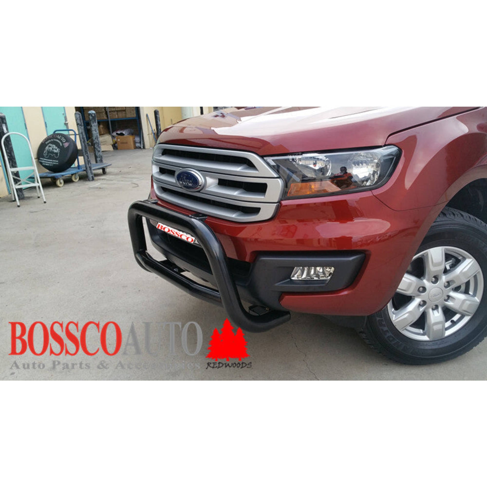 Black Nudge Bar suitable for Ford Everest 2015-2022