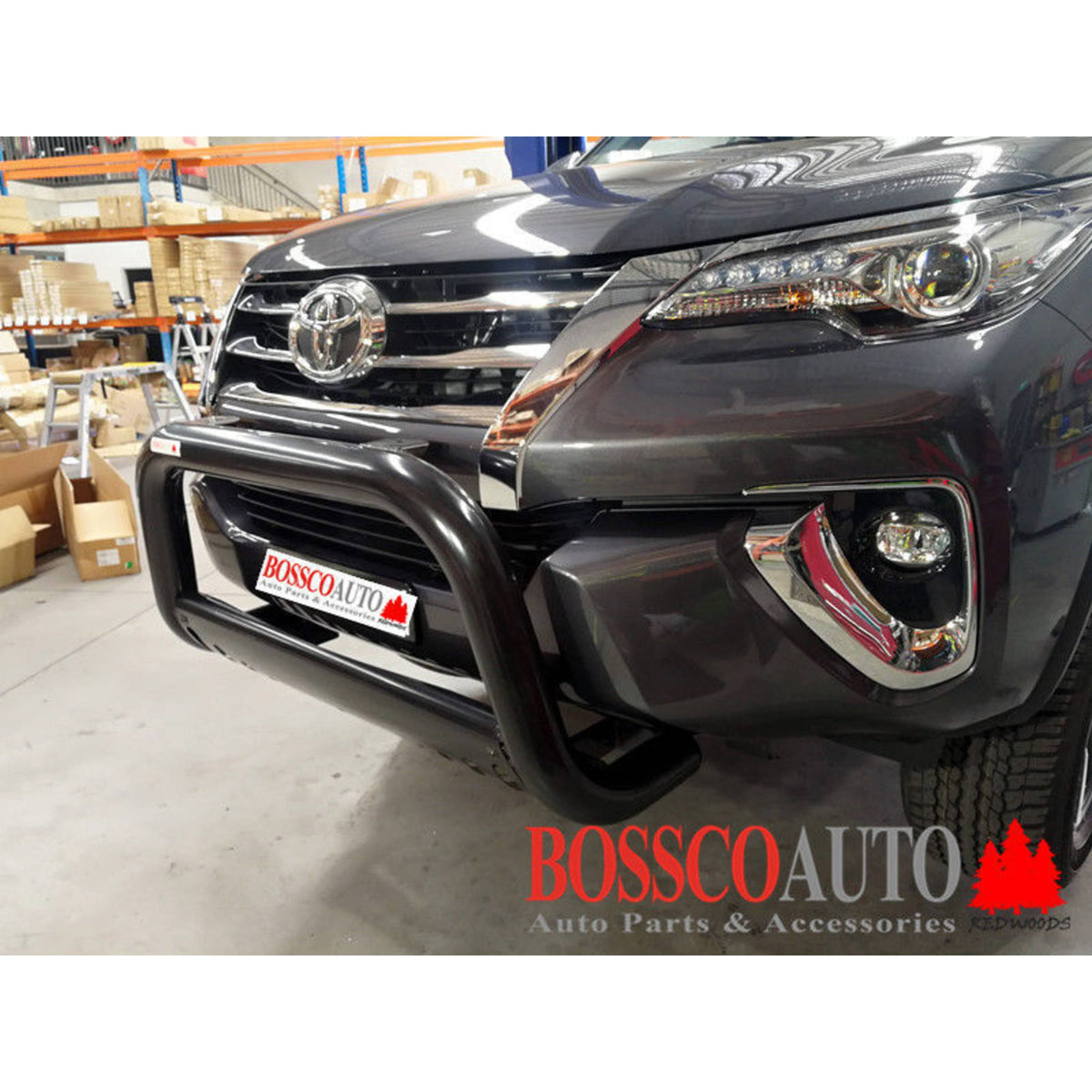 Nudge Bar with Skid Plate Suitable for Toyota Fortuner 2015-2025