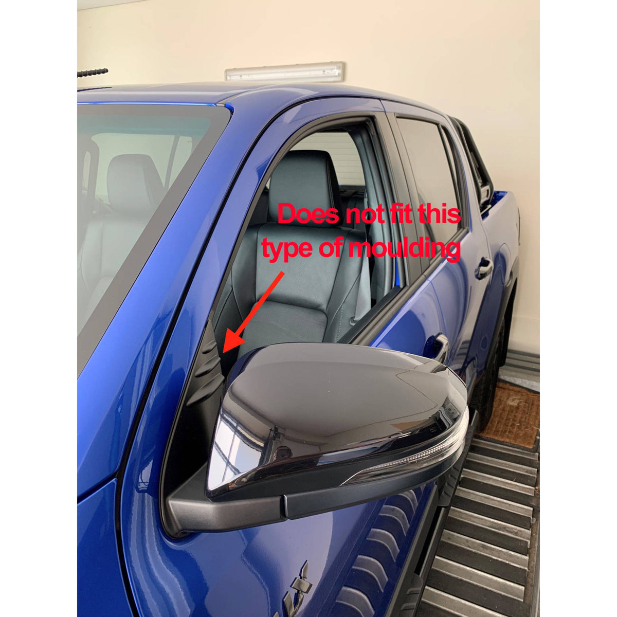 Tinted Weather Shields suitable for Toyota Hilux 2005-2015