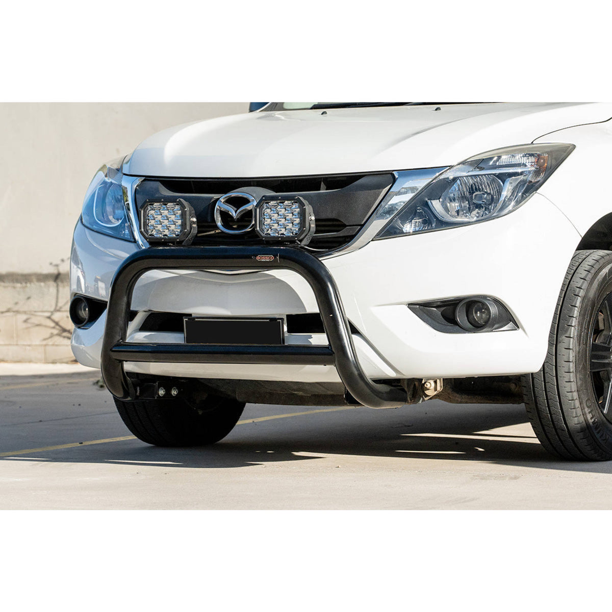 BLACK LOW Nudge Bar suitable for Mazda BT-50 2012-2020
