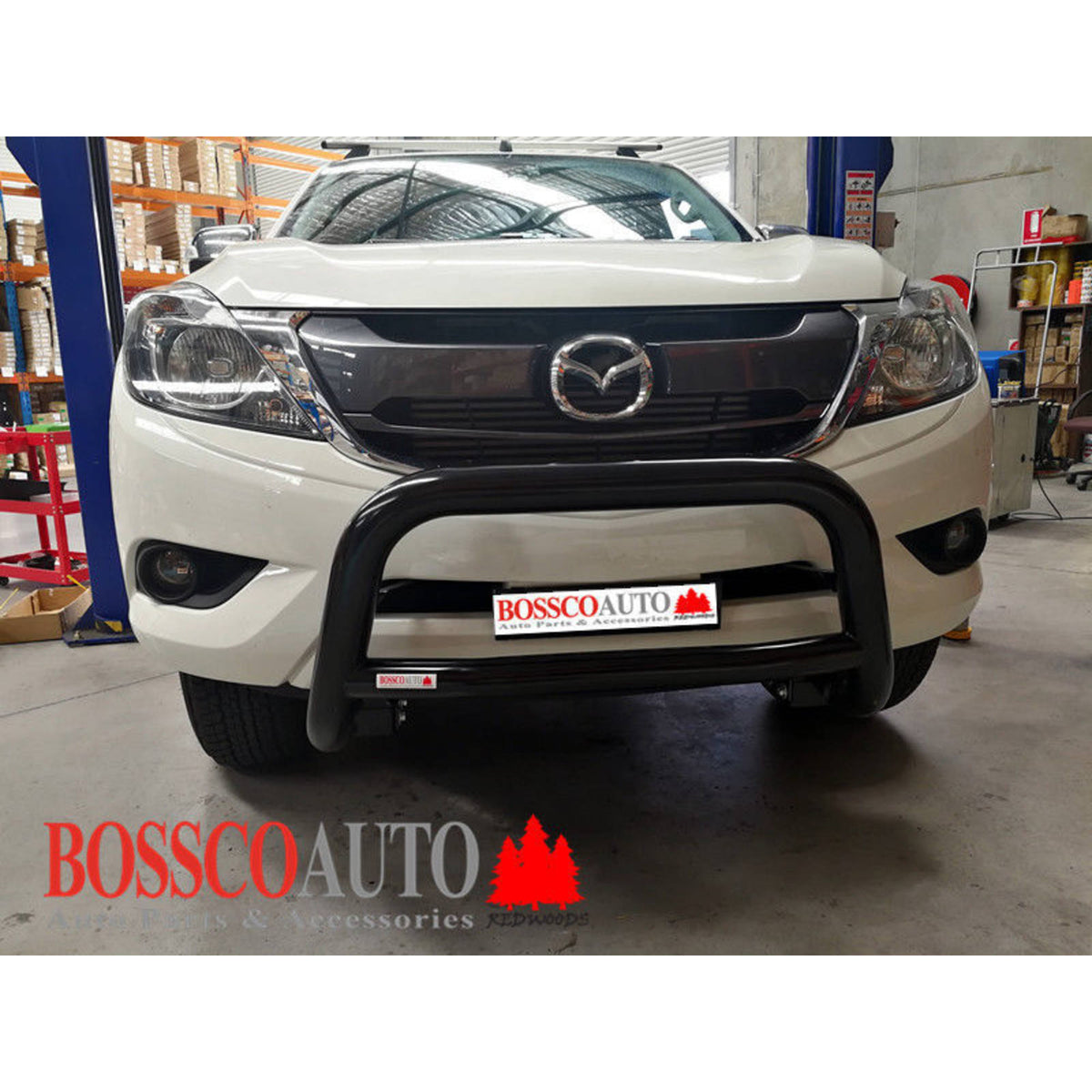 BLACK LOW Nudge Bar suitable for Mazda BT-50 2012-2020