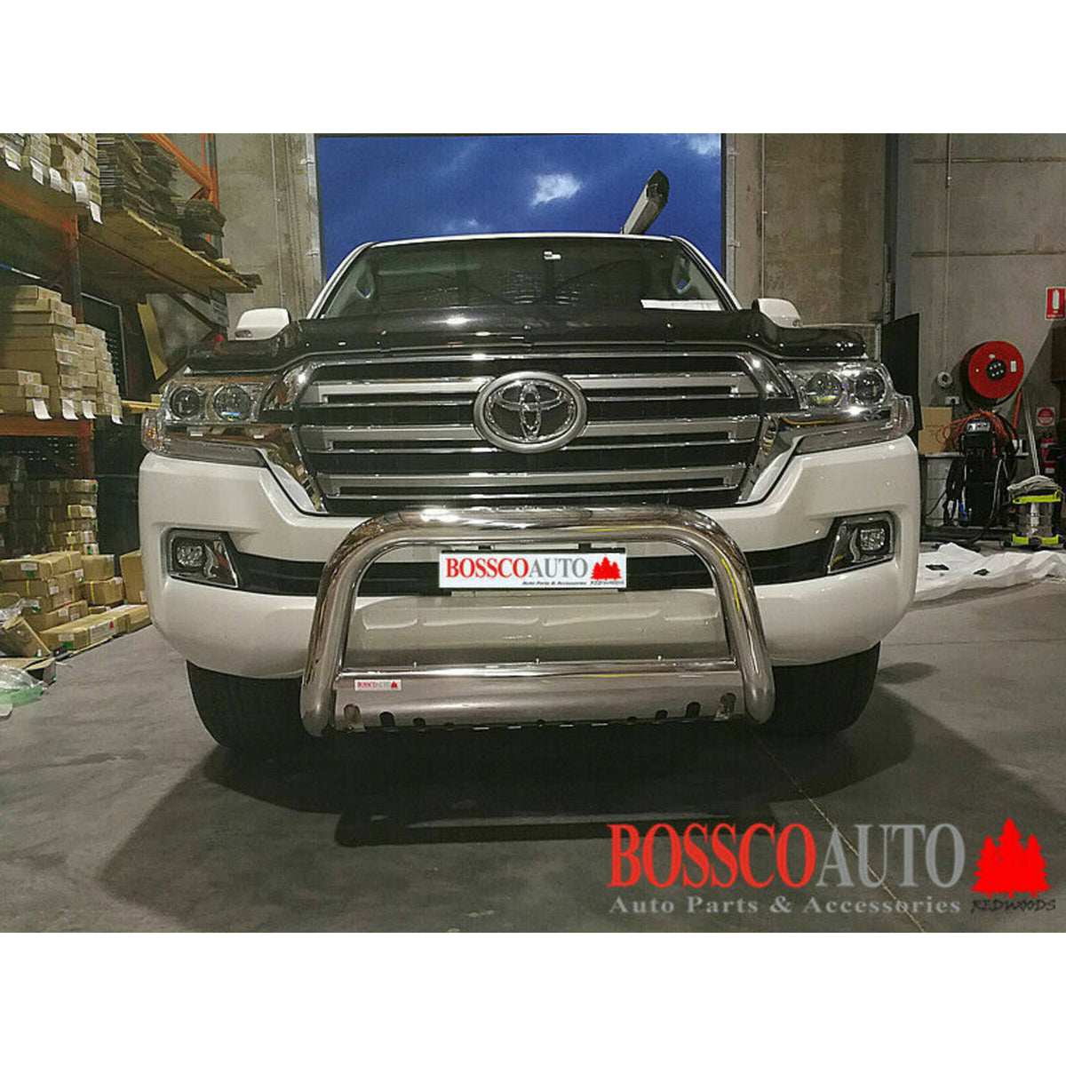 Nudge Bar With Skid Plate suitable for Toyota Landcruiser 200 Series 2008-2019