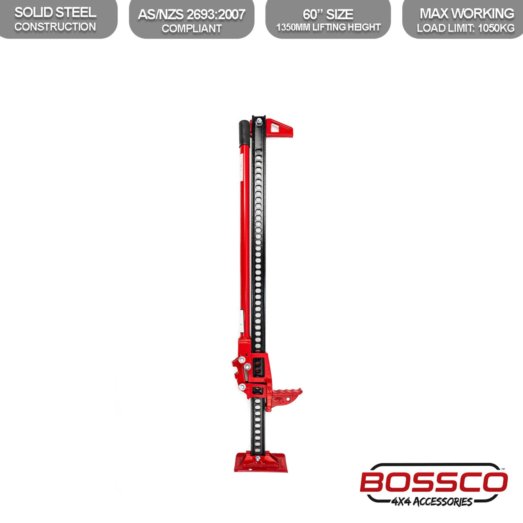 60" Hi High Offroad 4x4 Lift Farm Jack - RED