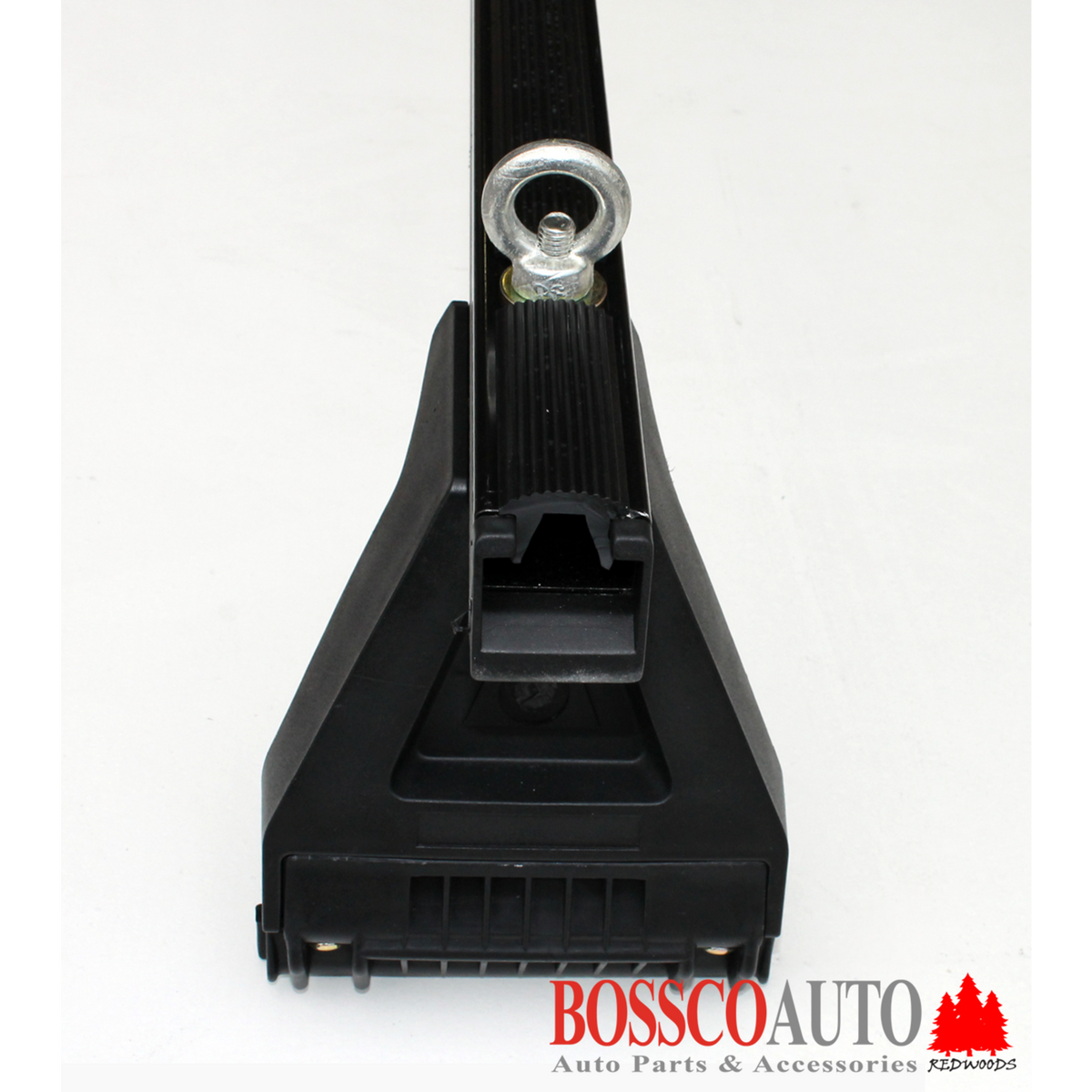 6"x58" Black Heavy Duty Roof Racks For Gutter Rail Mount Vehicles (Set of 3 racks)