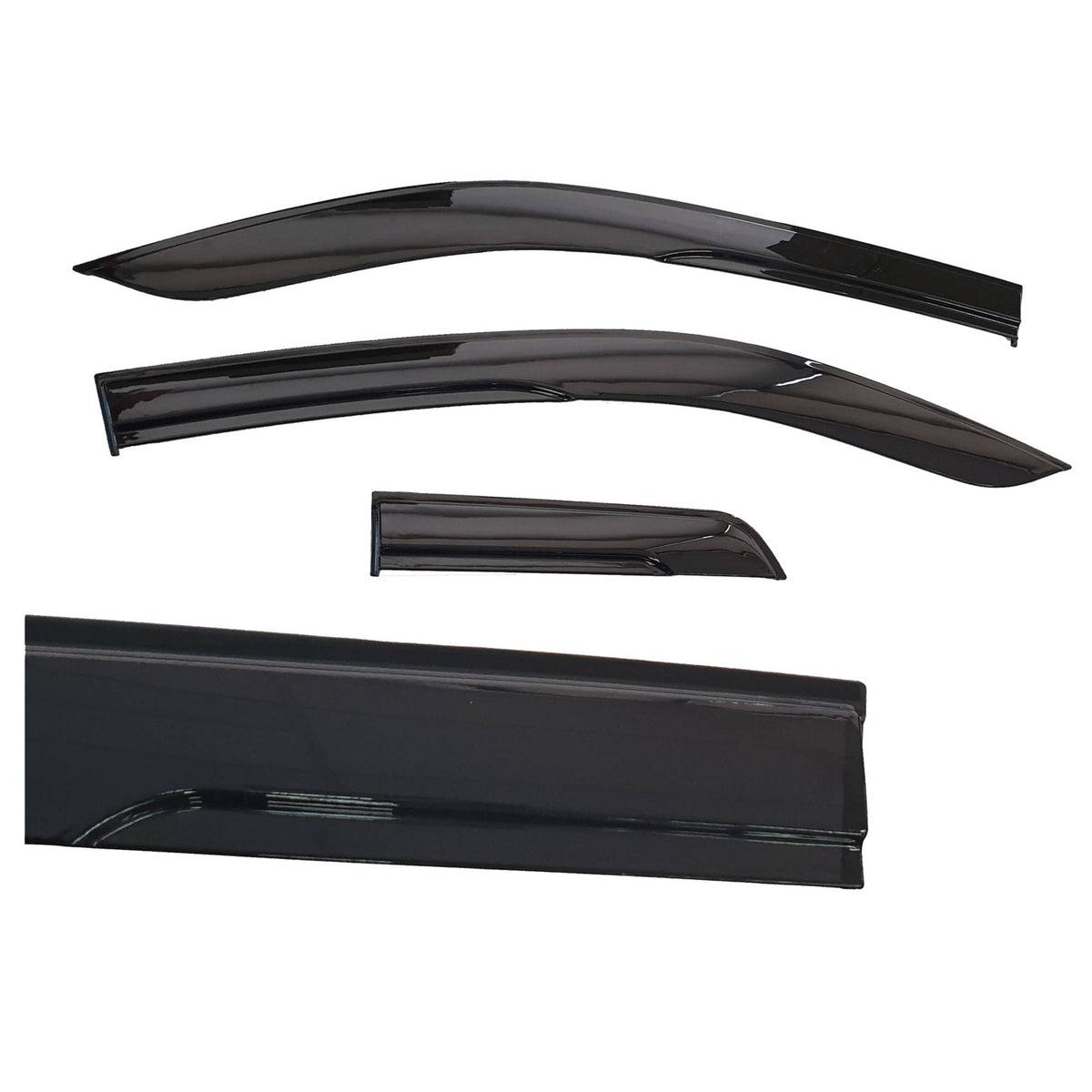 Tinted Weathershields suitable for Toyota Hilux Extra Cab 2015-2022