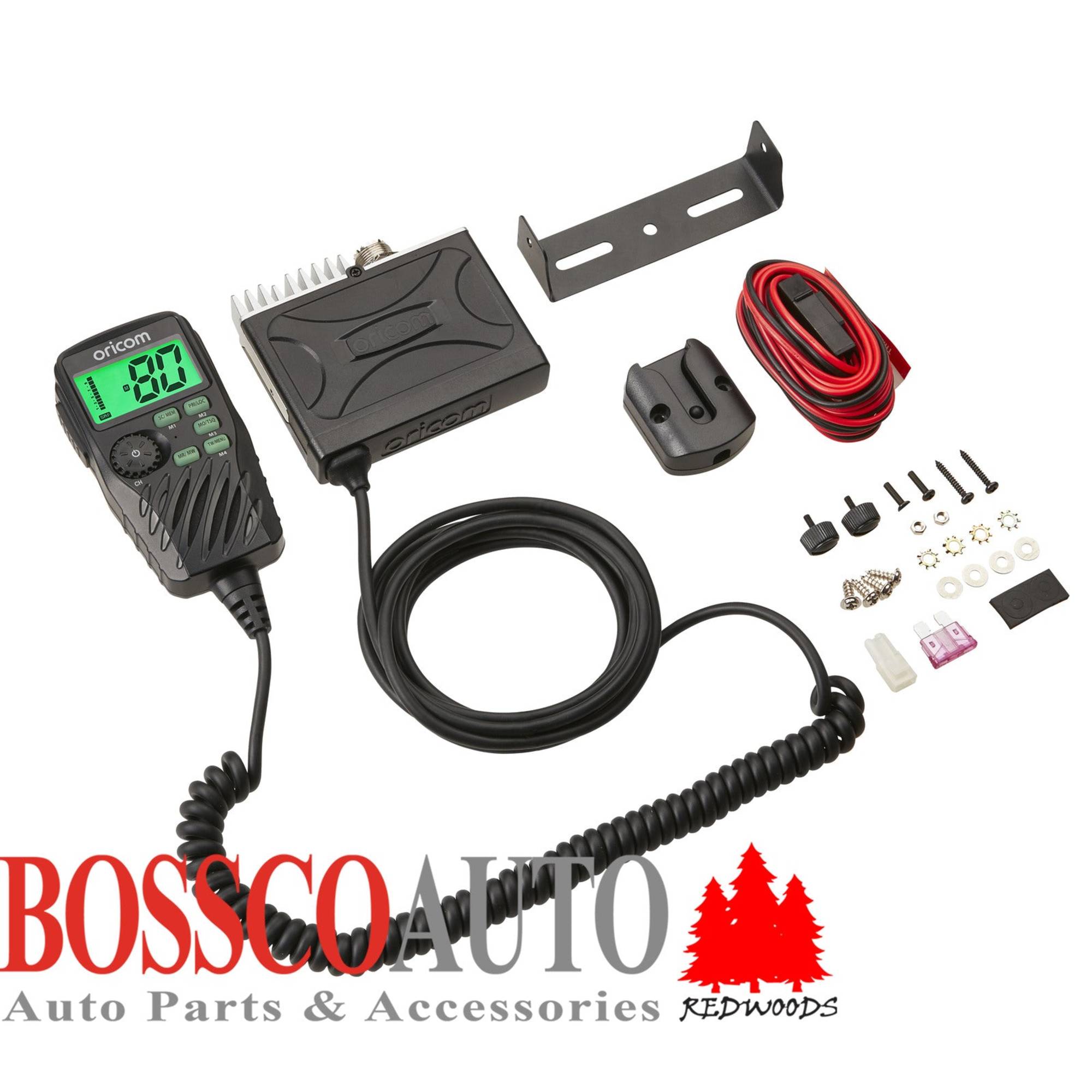 Oricom UHF390 5 Watt 80 Channel UHF CB Radio with Remote Microphone | 5 Year Warranty | 2012-On