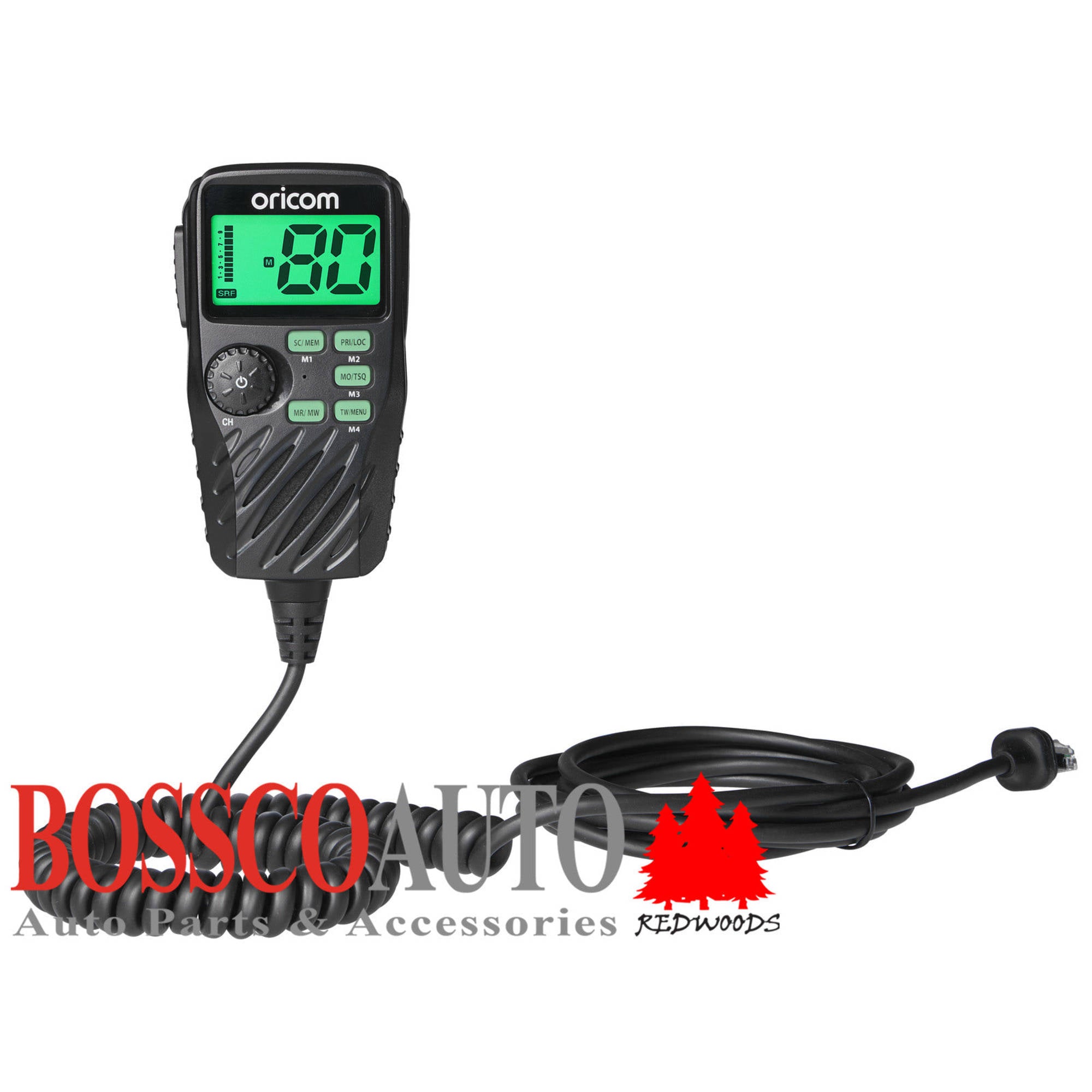 Oricom UHF390 5 Watt 80 Channel UHF CB Radio with Remote Microphone | 5 Year Warranty | 2012-On