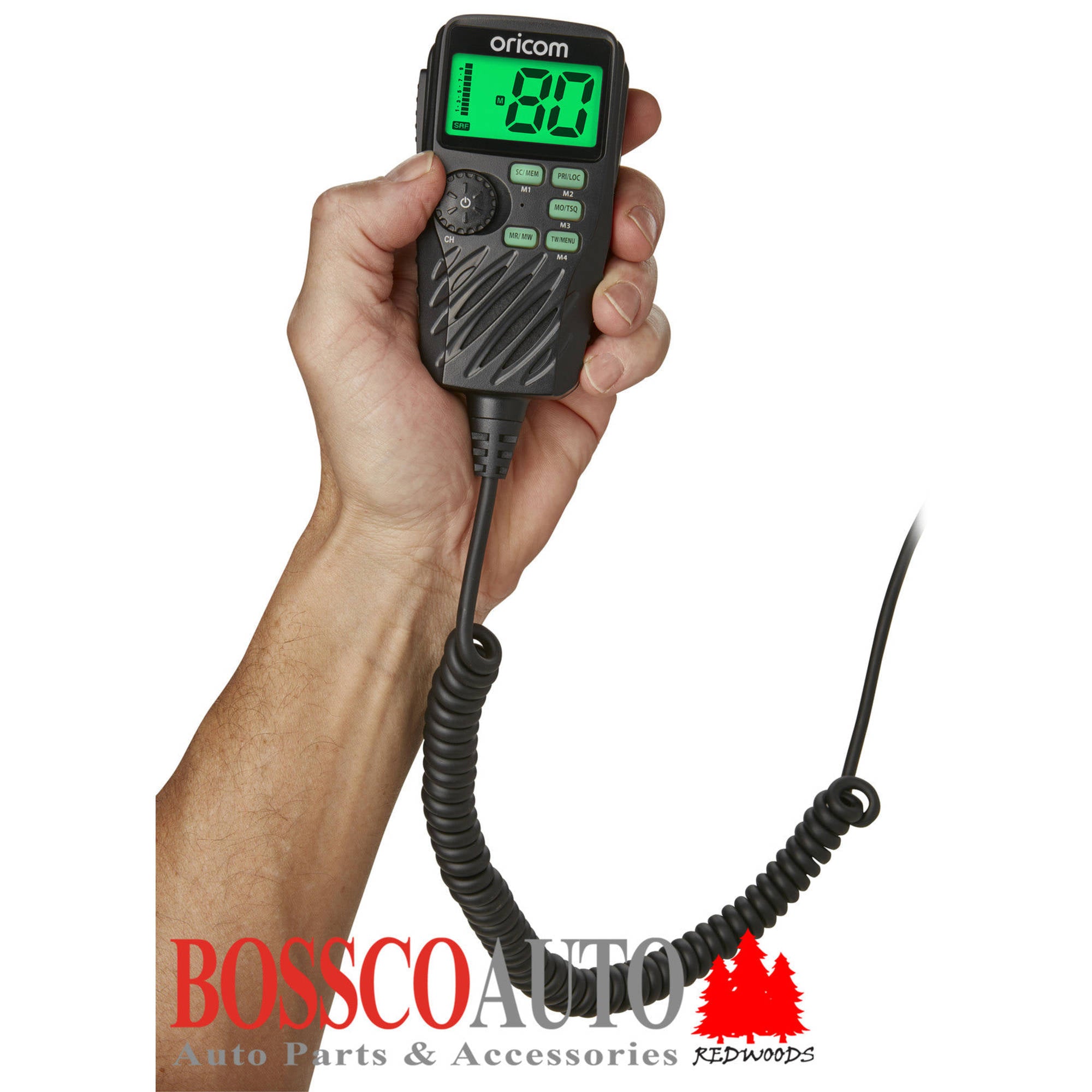 Oricom UHF390 5 Watt 80 Channel UHF CB Radio with Remote Microphone | 5 Year Warranty | 2012-On