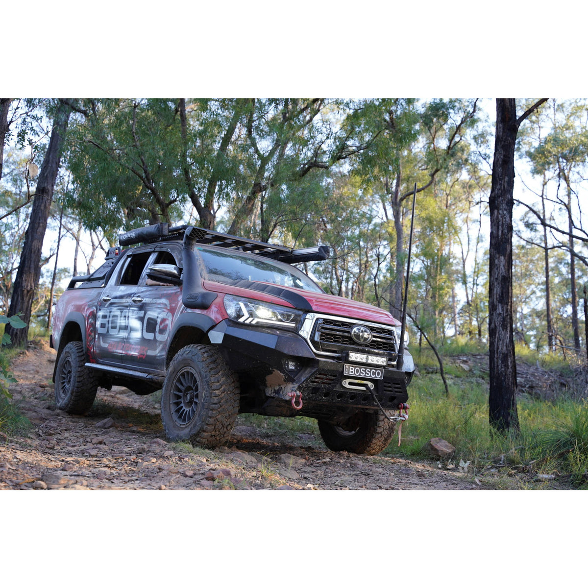 Full Bumper Replacement Steel Bull Bar Bullbar Suitable For Toyota Hilux 2018-2020