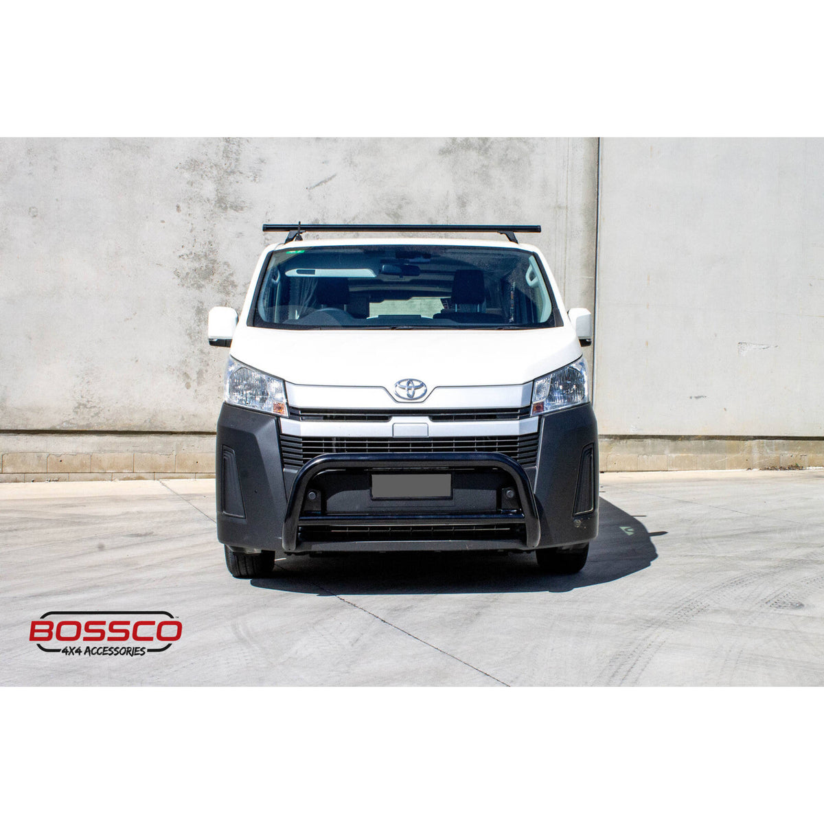Black Nudge Bar Suitable For Toyota Hiace LWB 2019 - onwards