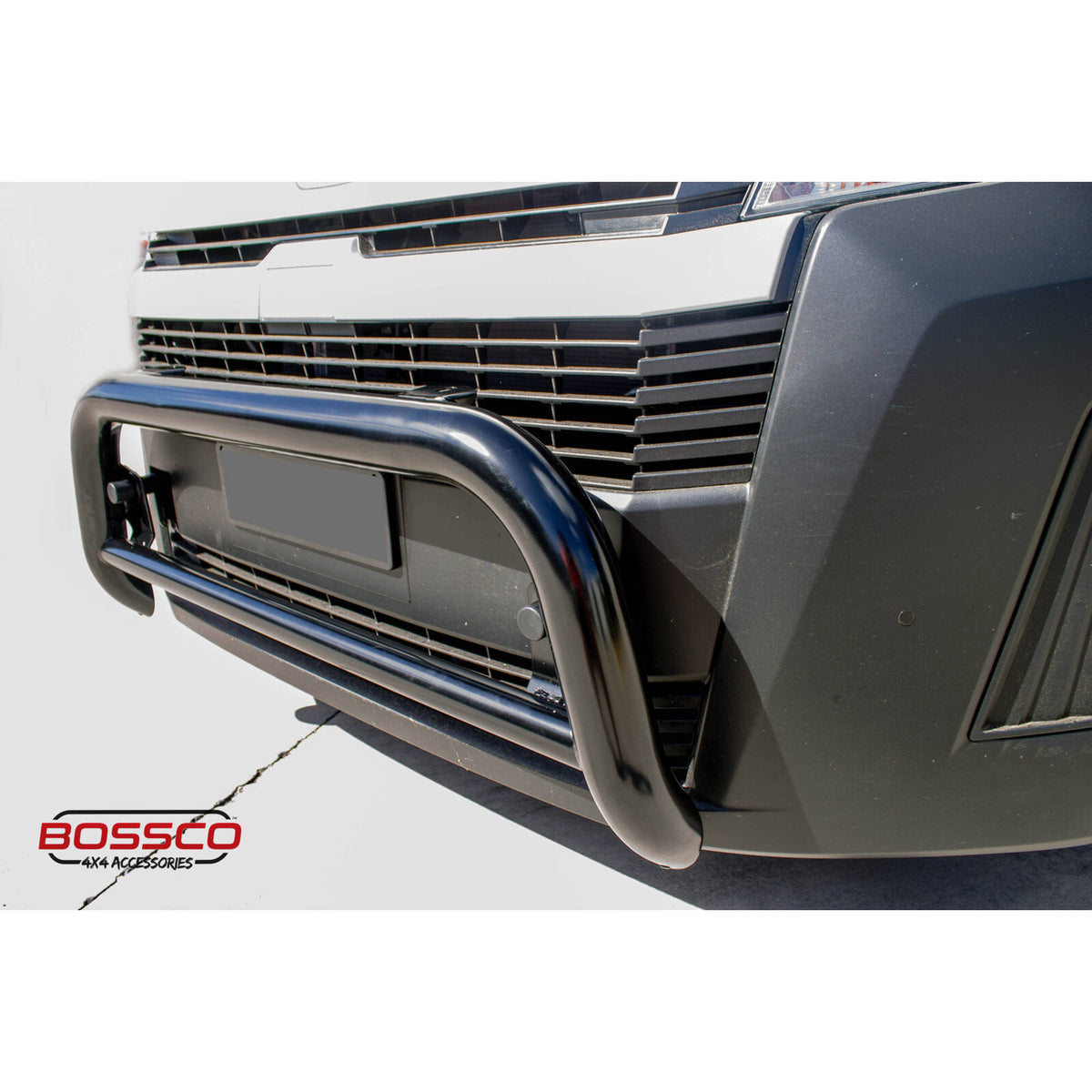 Black Nudge Bar Suitable For Toyota Hiace LWB 2019 - onwards