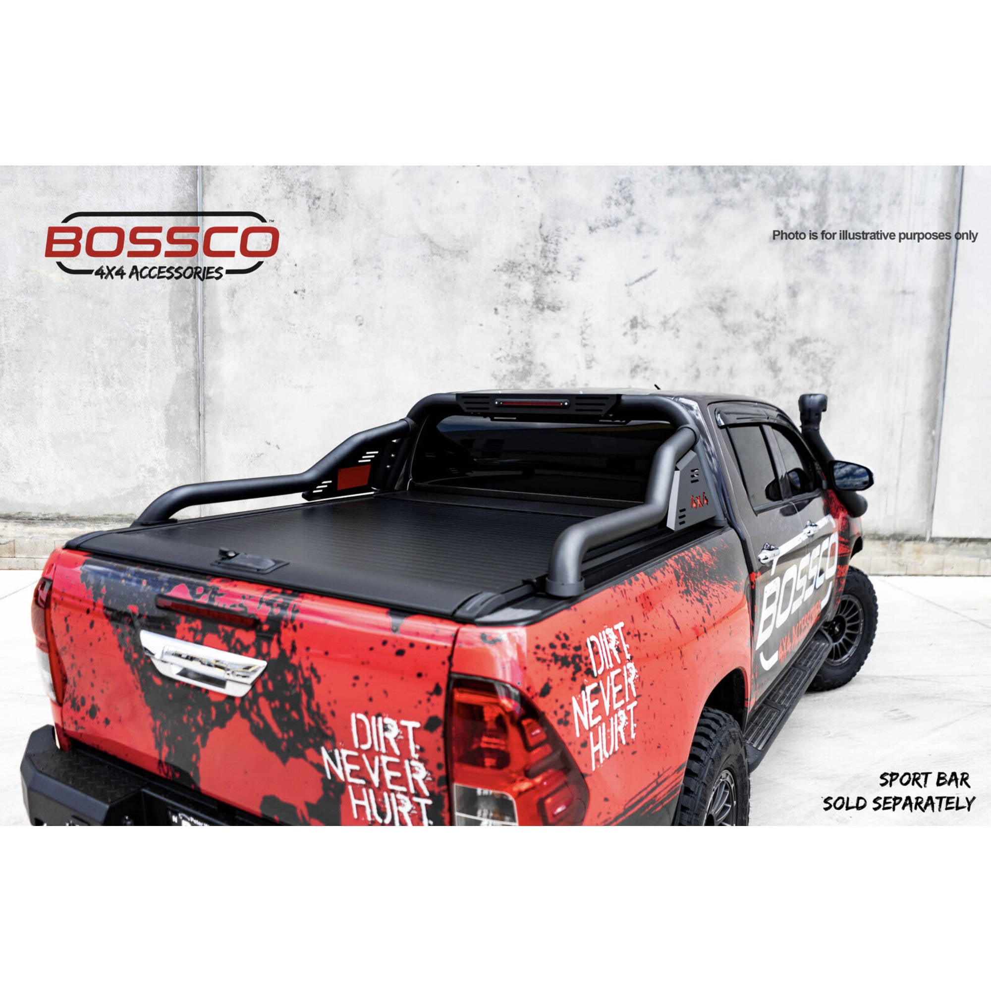 Manual Roller Shutter Tonneau Lid Suitable For Toyota Hilux 2015-2025 SR J Deck