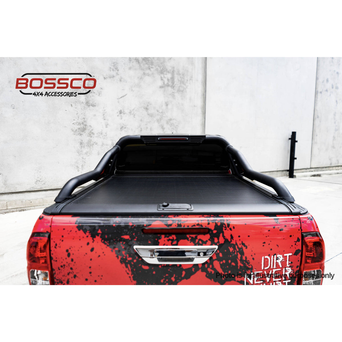 Manual Roller Shutter Tonneau Lid Suitable For Toyota Hilux 2015-2025 SR J Deck