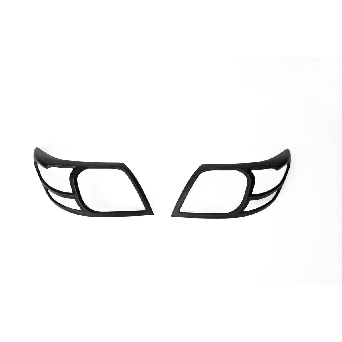 Front Black Headlight Head Light Trim Covers Suitable For Toyota Hilux 2012-2015