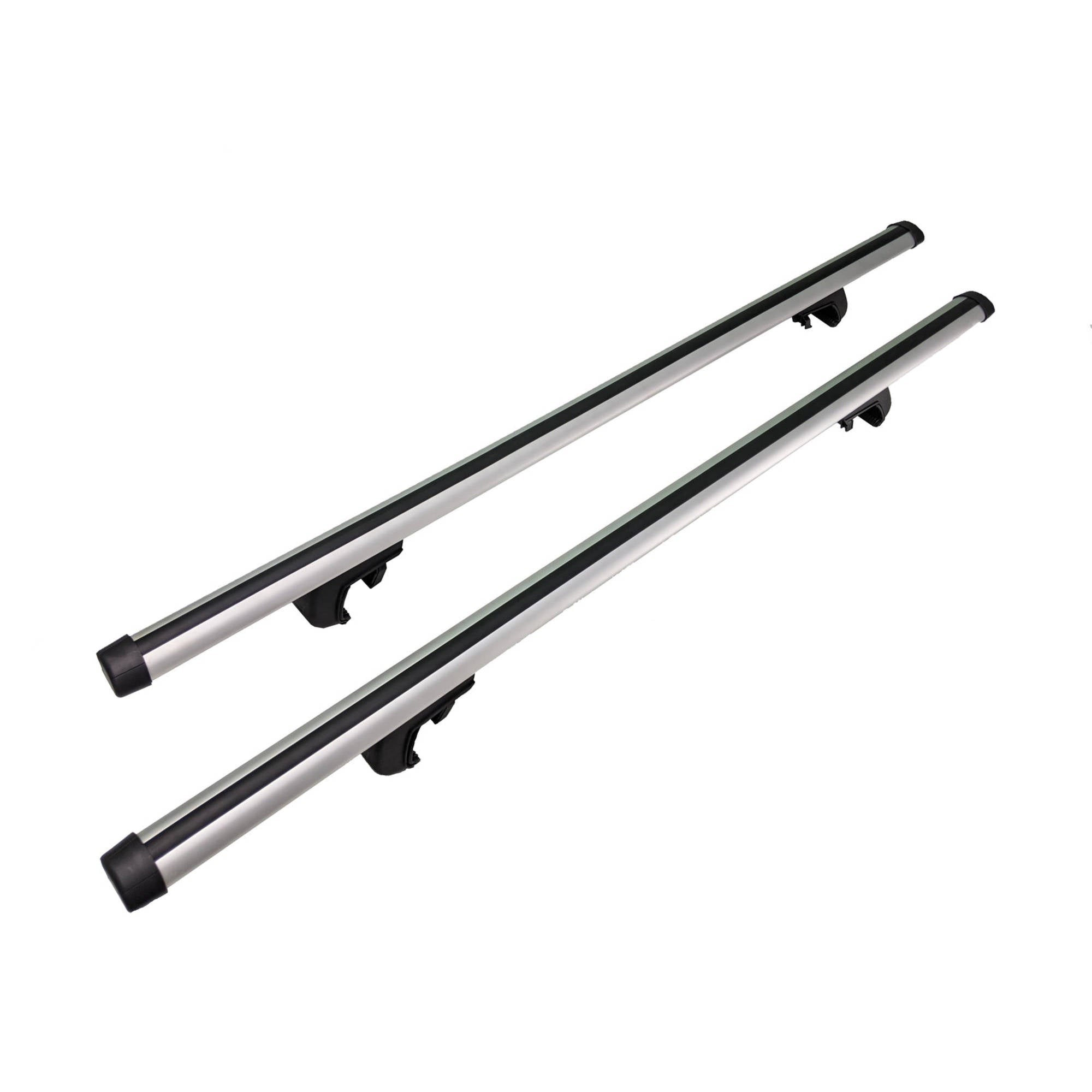 Silver Universal 53" Claw-Style Roof Racks Suitable with Roof Rails