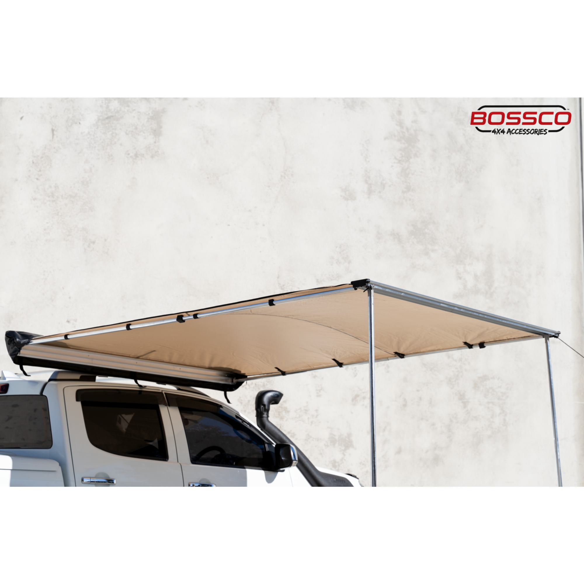 Bossco 2m x 2.5m Side Awning w/ Mounting Brackets