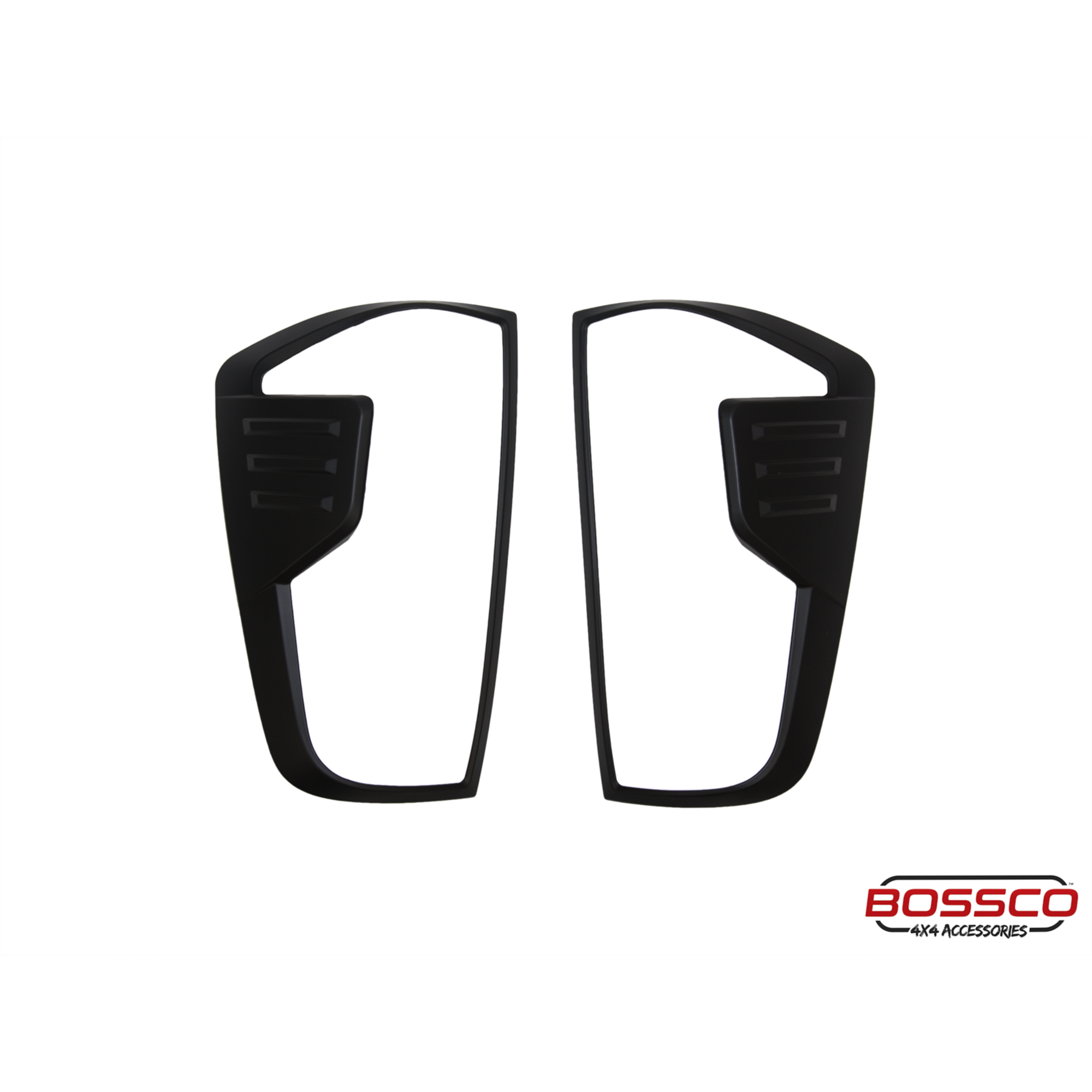 Rear Black Taillight Tail Light Trim Covers Suitable For Nissan Navara NP300 Facelift 2021-2025
