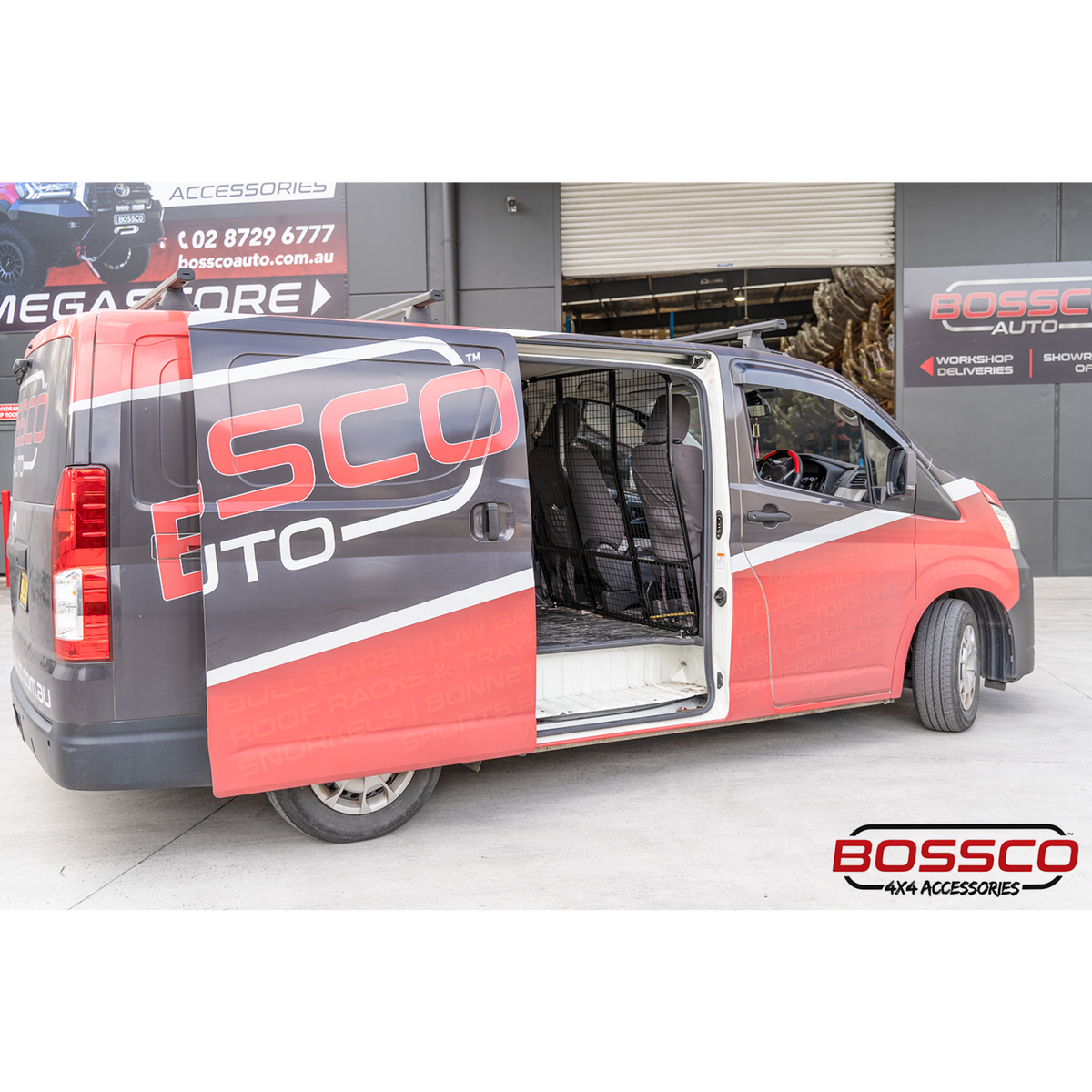 Cargo Barrier Suitable For Toyota Hiace LWB 2019-2025