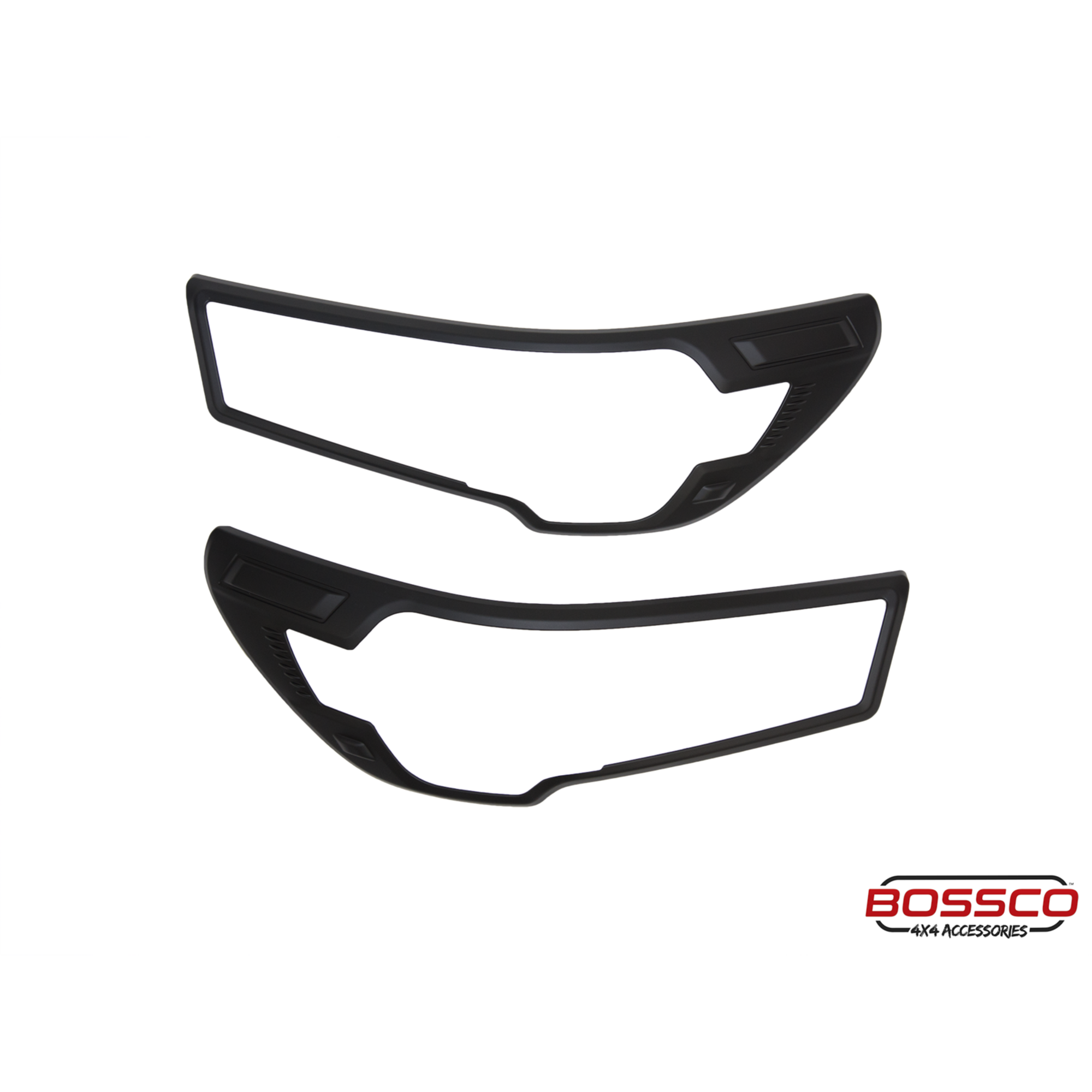 Front Black Headlight Head Light Trim Covers Suitable For Toyota Hilux 2020-2021