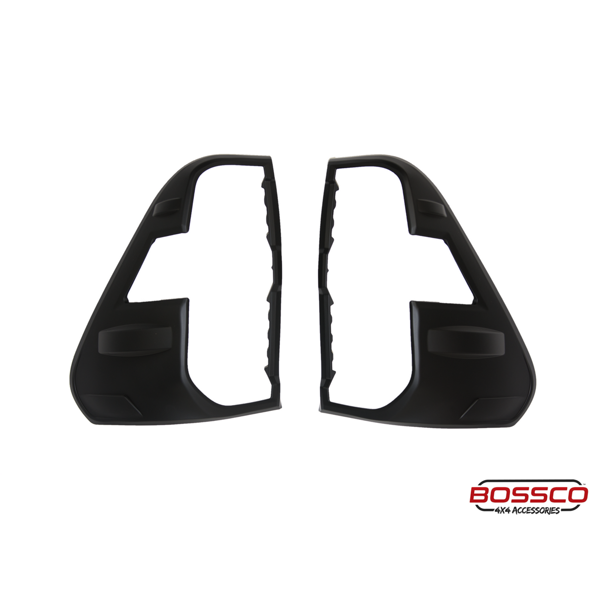 Matte Black Rear Tail Light Trim Covers Suitable For Toyota Hilux 2015-2020