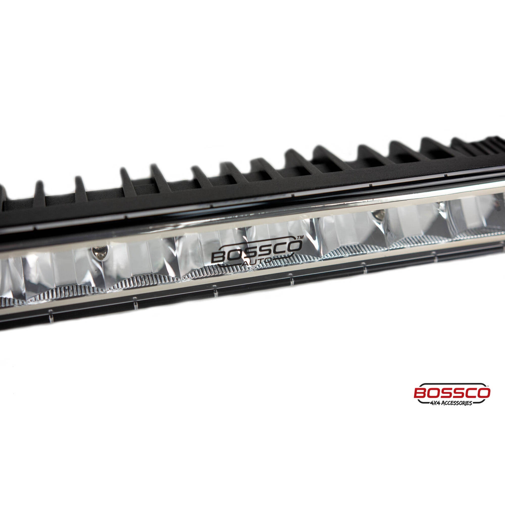 2x Modular 10" Single Row LED Light Bars w/ Wiring Harness | 4200 Lumens Each | Fitted with Osram LEDs