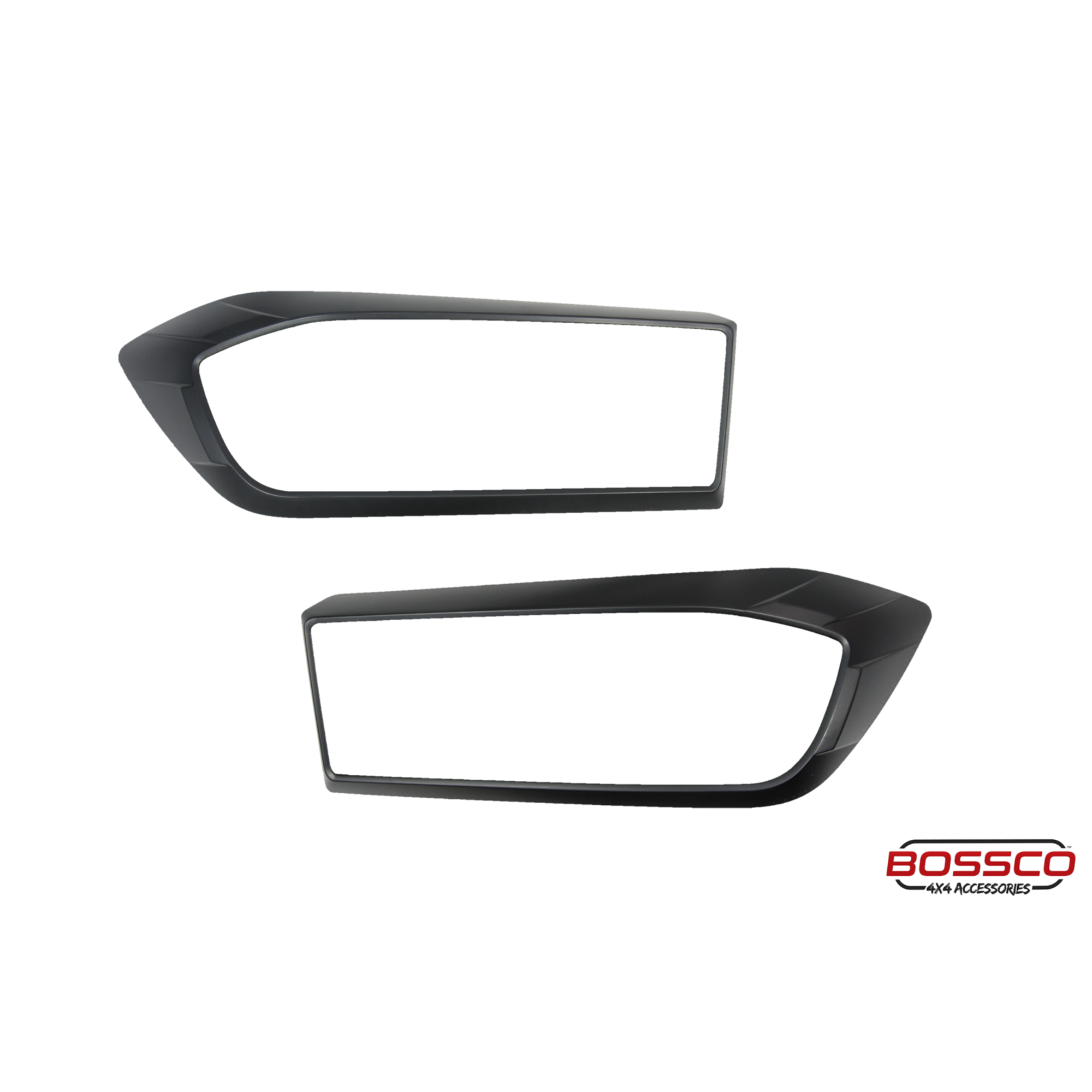 Front Black Headlight Head Light Trim Covers Suitable For LDV T60 2019-2021