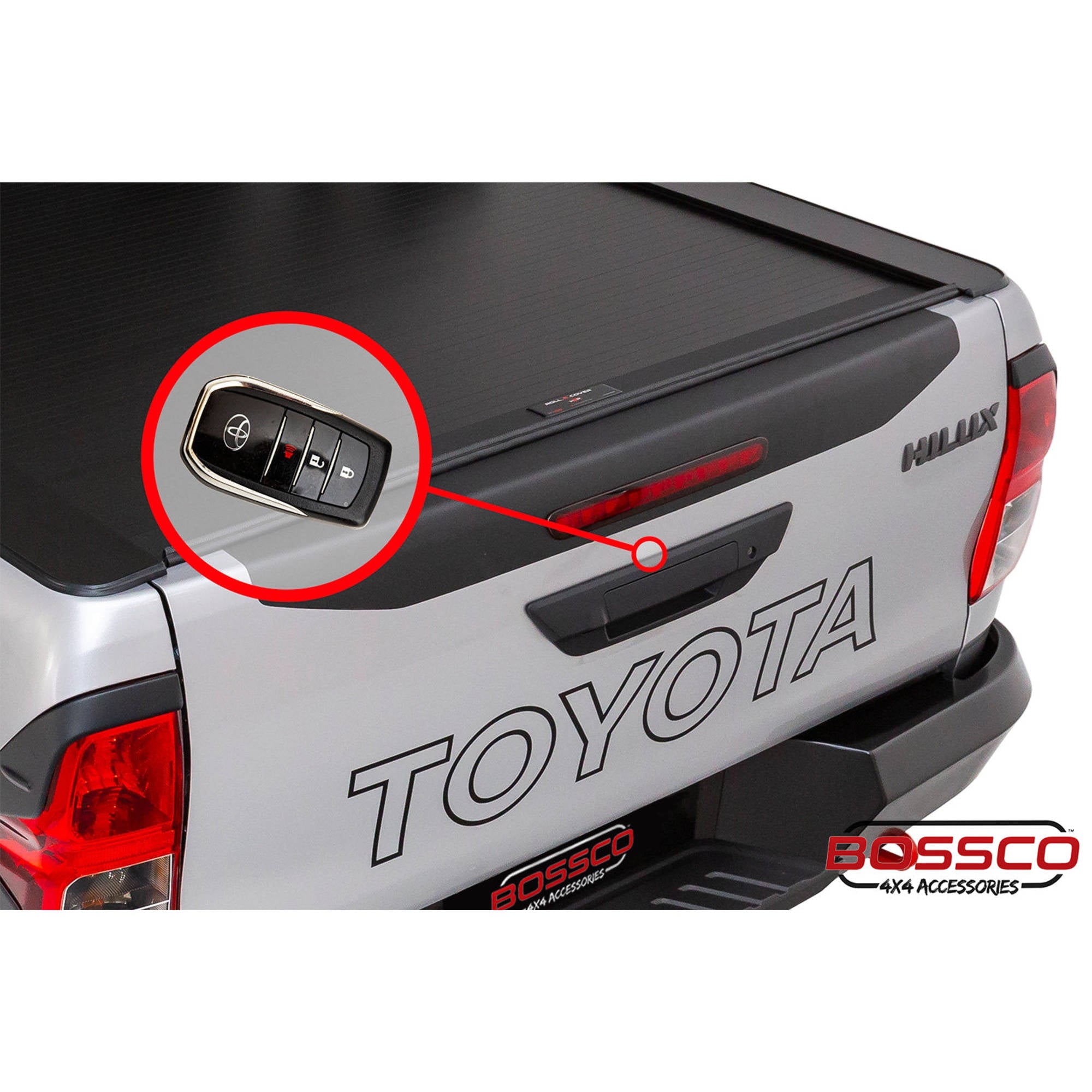 Tailgate Central Locking Kit For Toyota Hilux Revo 2016-2024 (With Tail gate Key Hole)